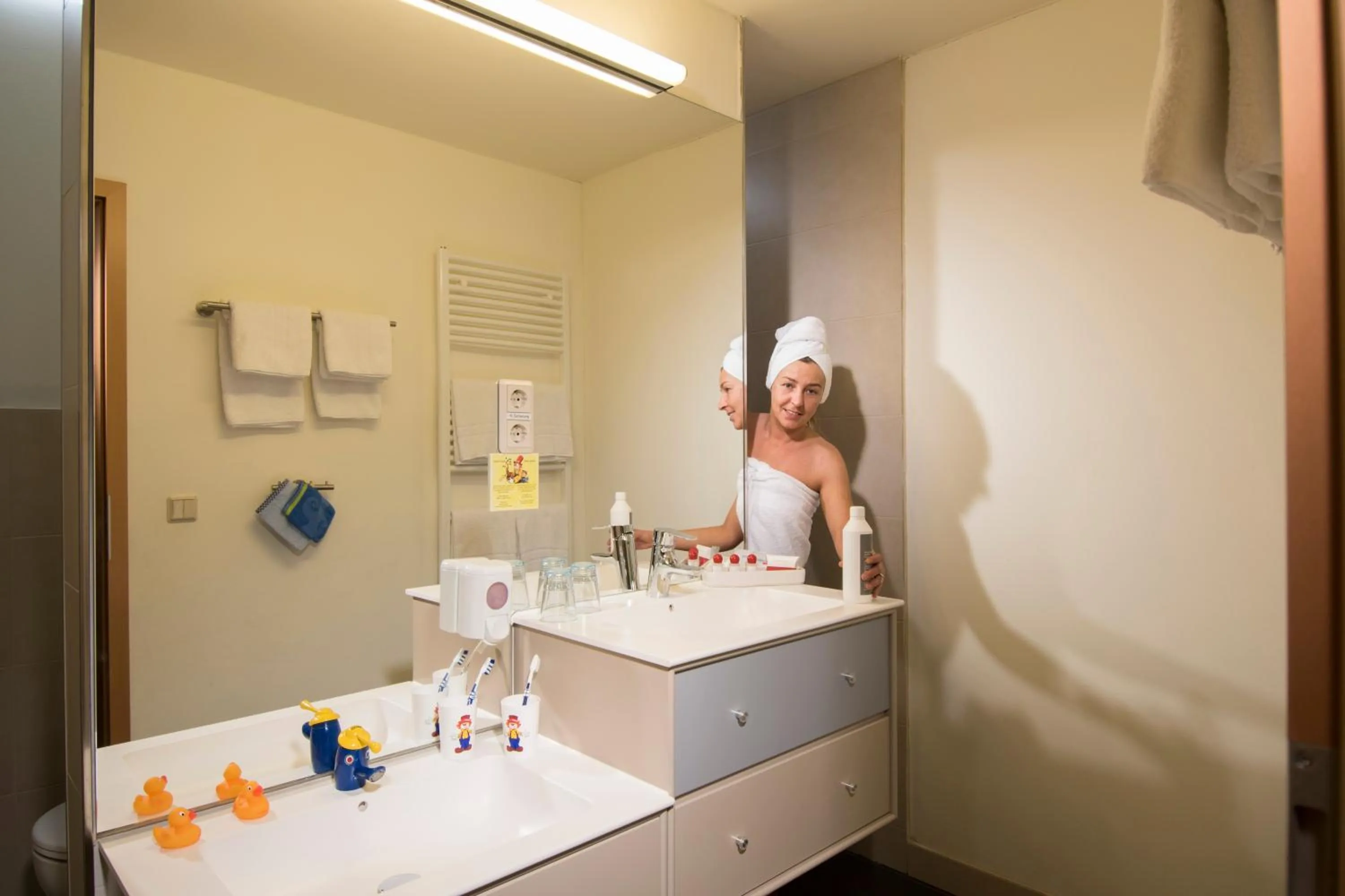 Bathroom in Family Club Harz