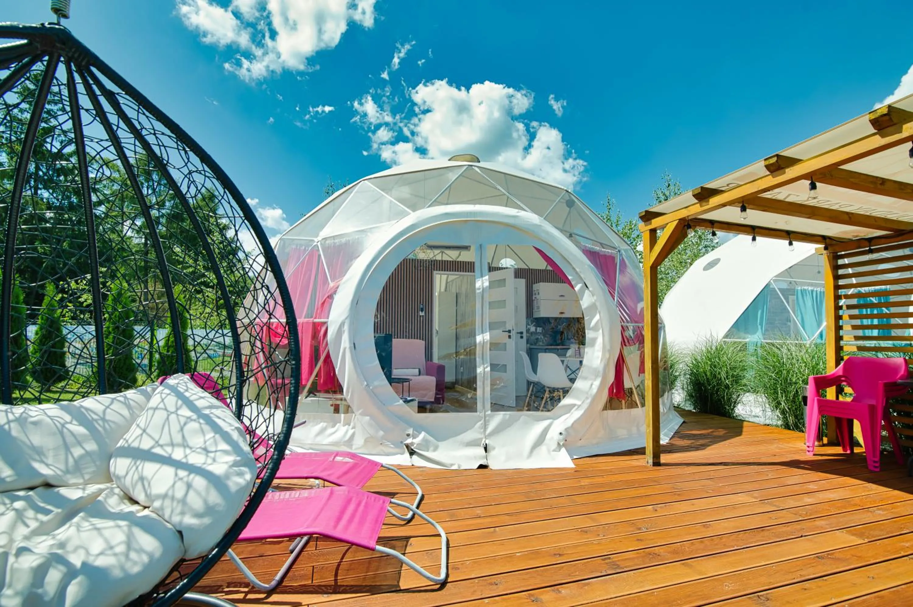 Patio in Holiday Park Zator