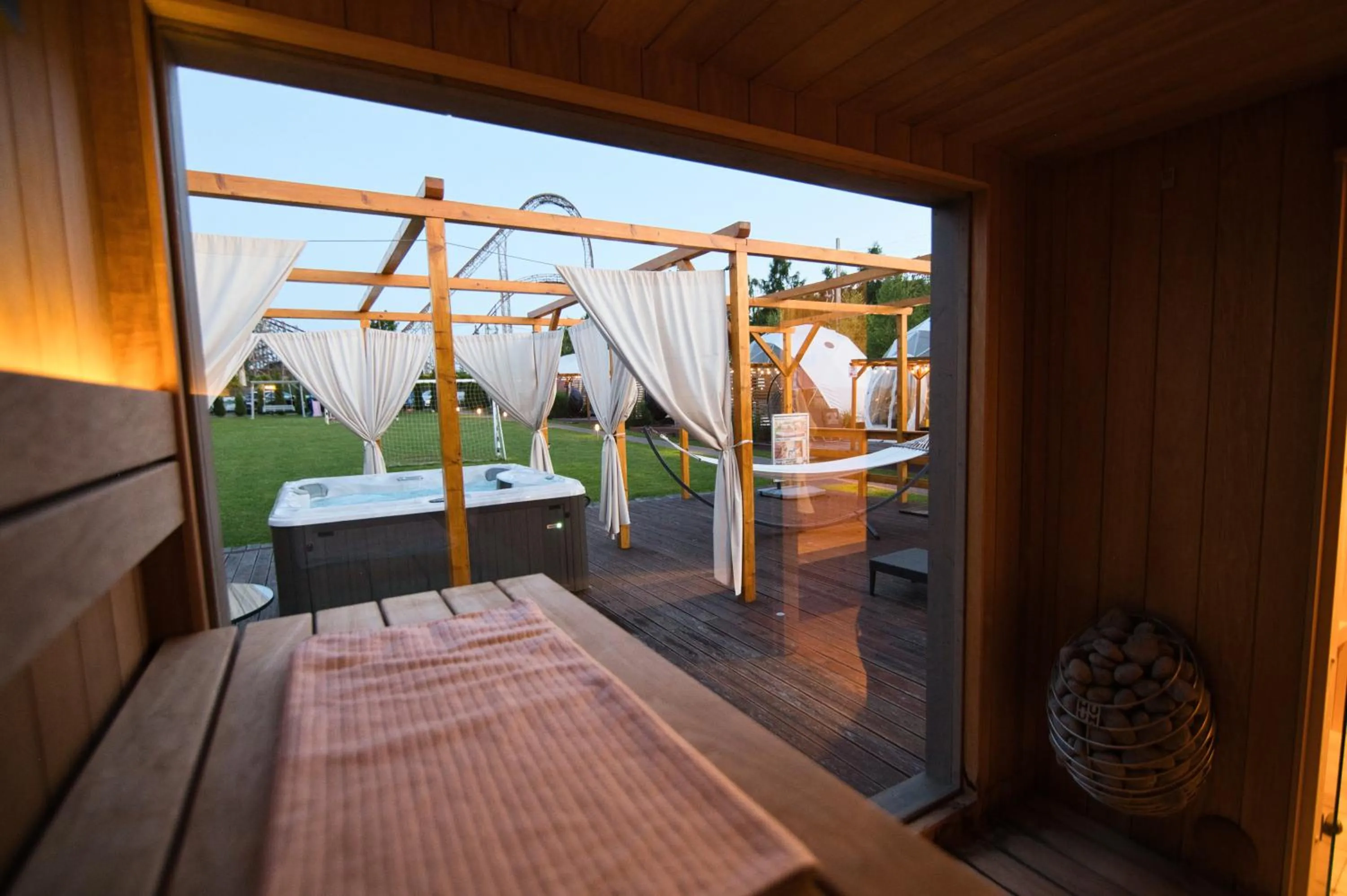 Hot Tub in Holiday Park Zator