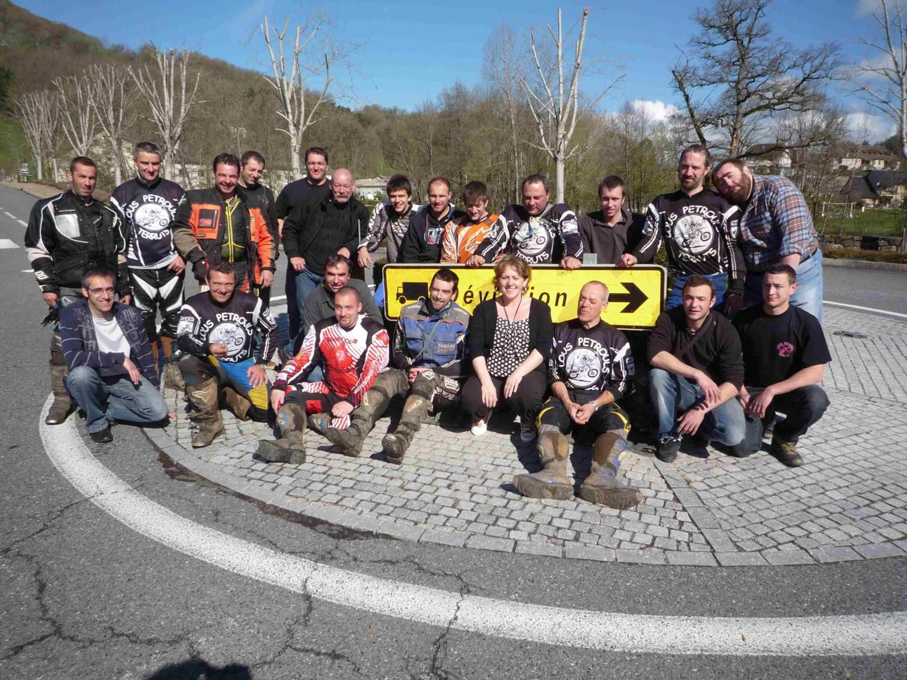 group of guests in Hôtel des Barrages