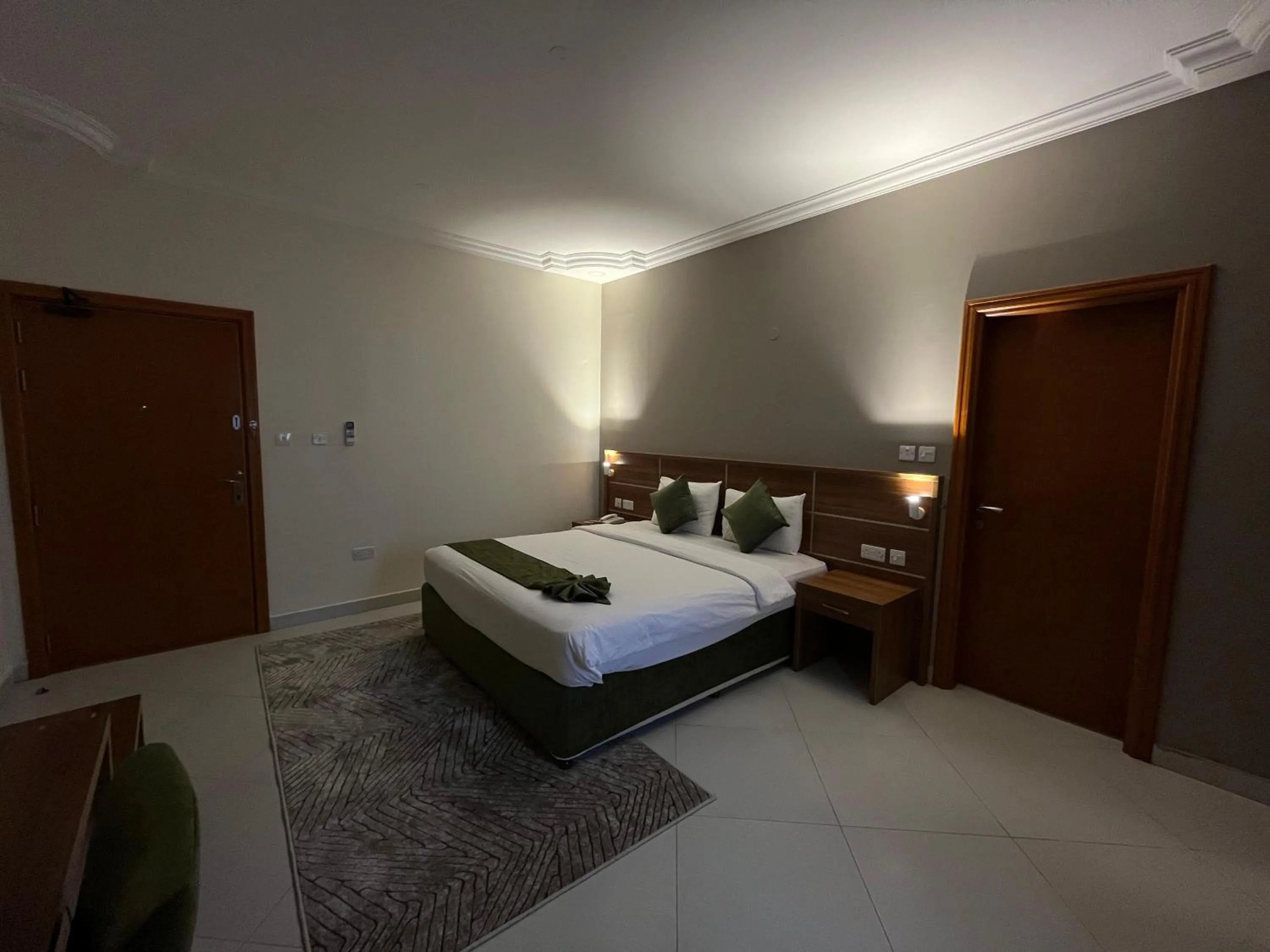 Bed in Muscat Hills Hotel