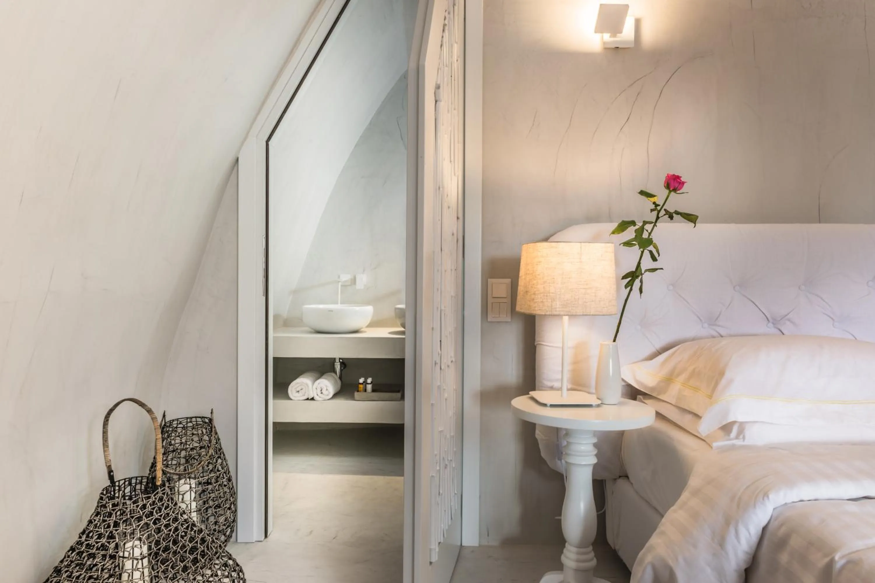 Bedroom, Bed in Mythical Blue Luxury Suites