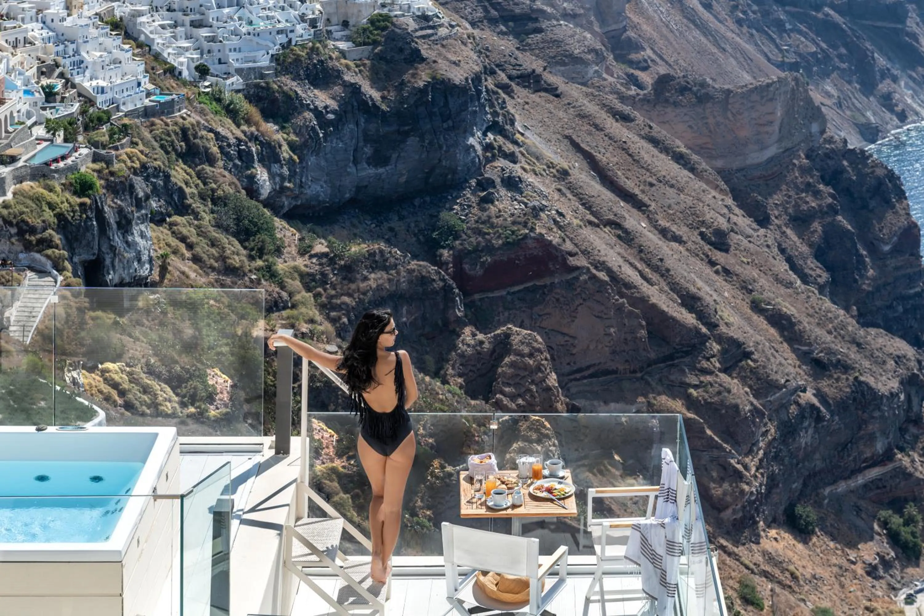 People in Mythical Blue Luxury Suites