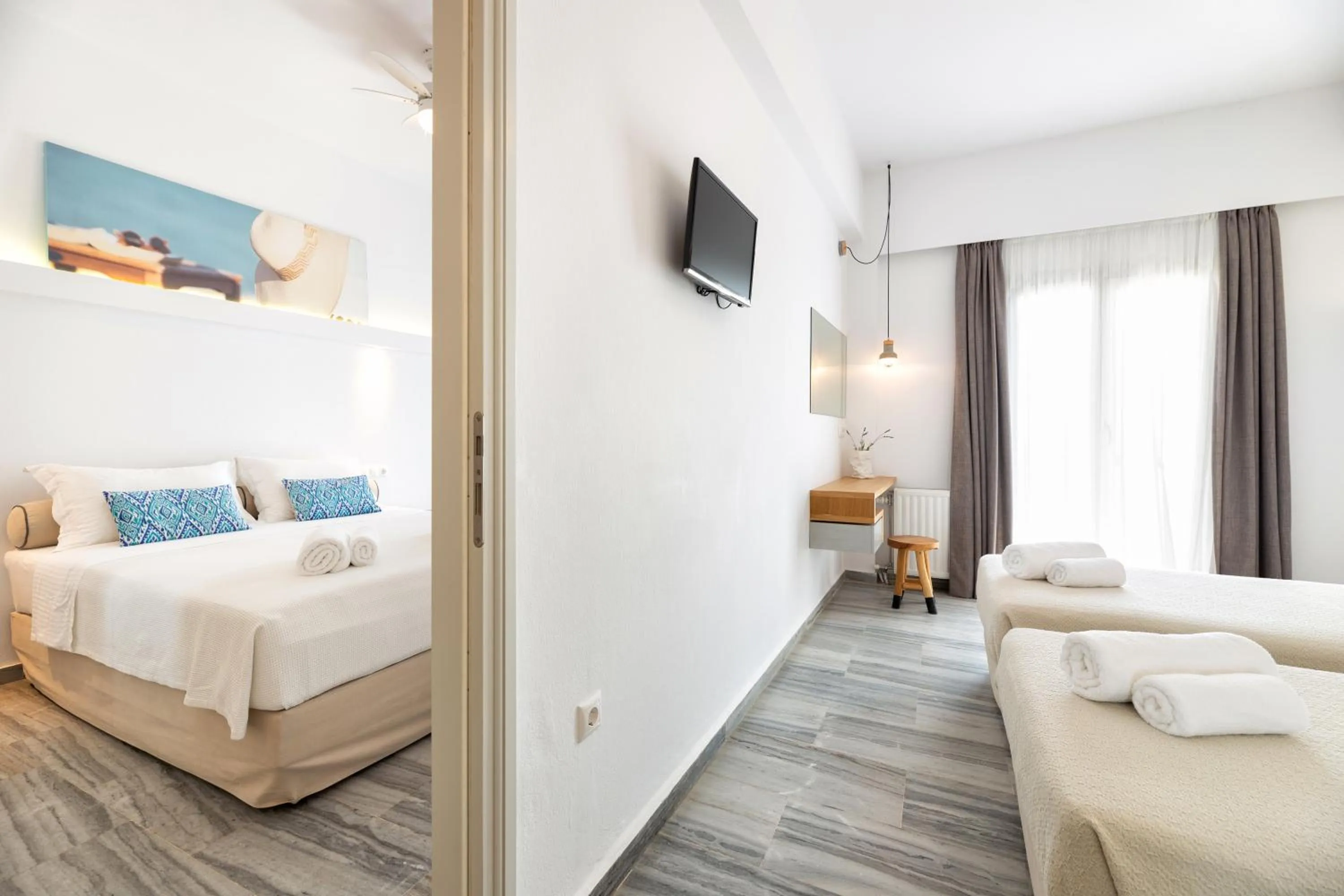 Bed in Golden Beach Hotel