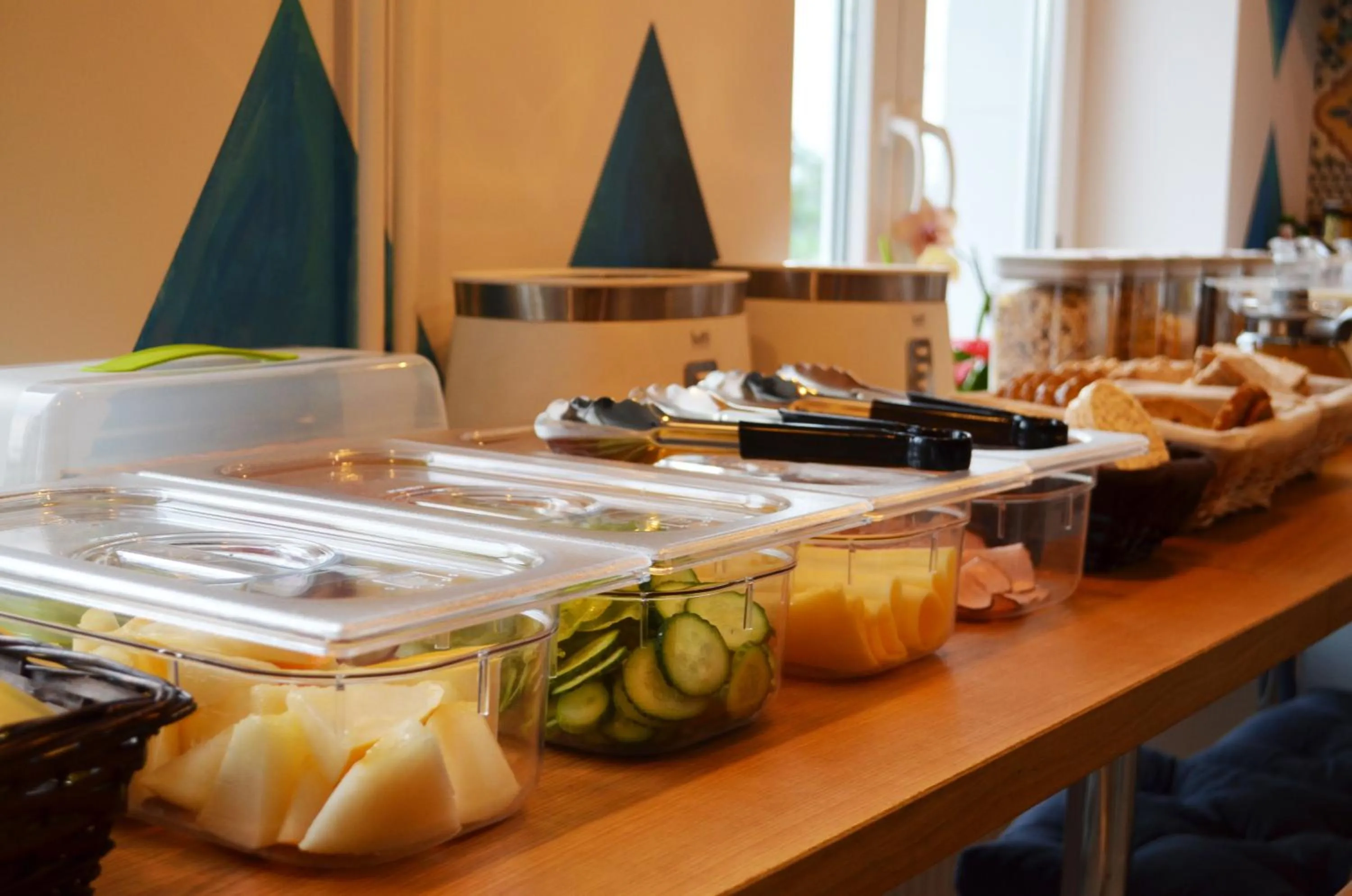 Continental breakfast in Ginger ApartHostel