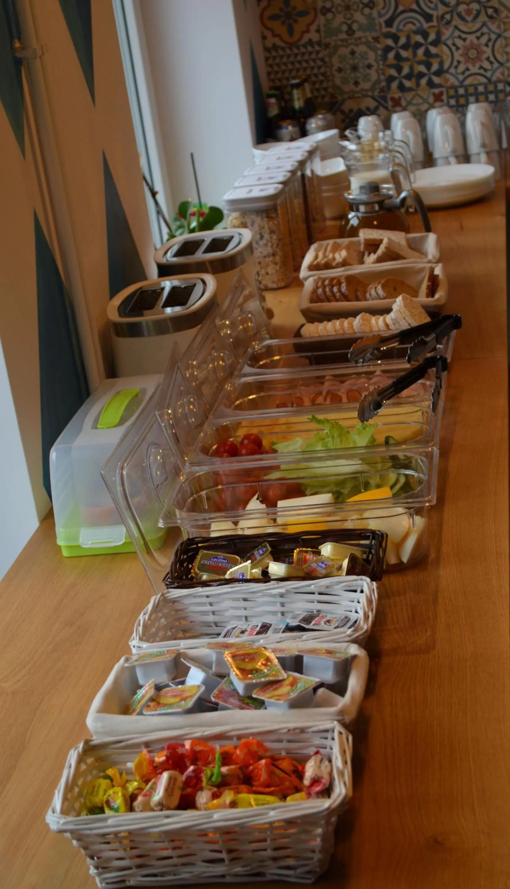 Continental breakfast in Ginger ApartHostel