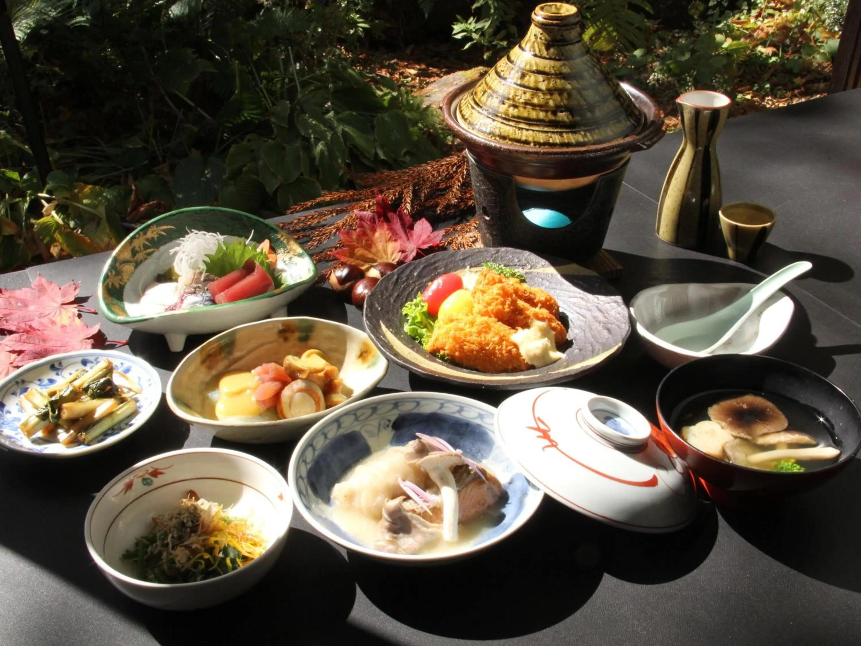 Dinner in Yokokura Ryokan