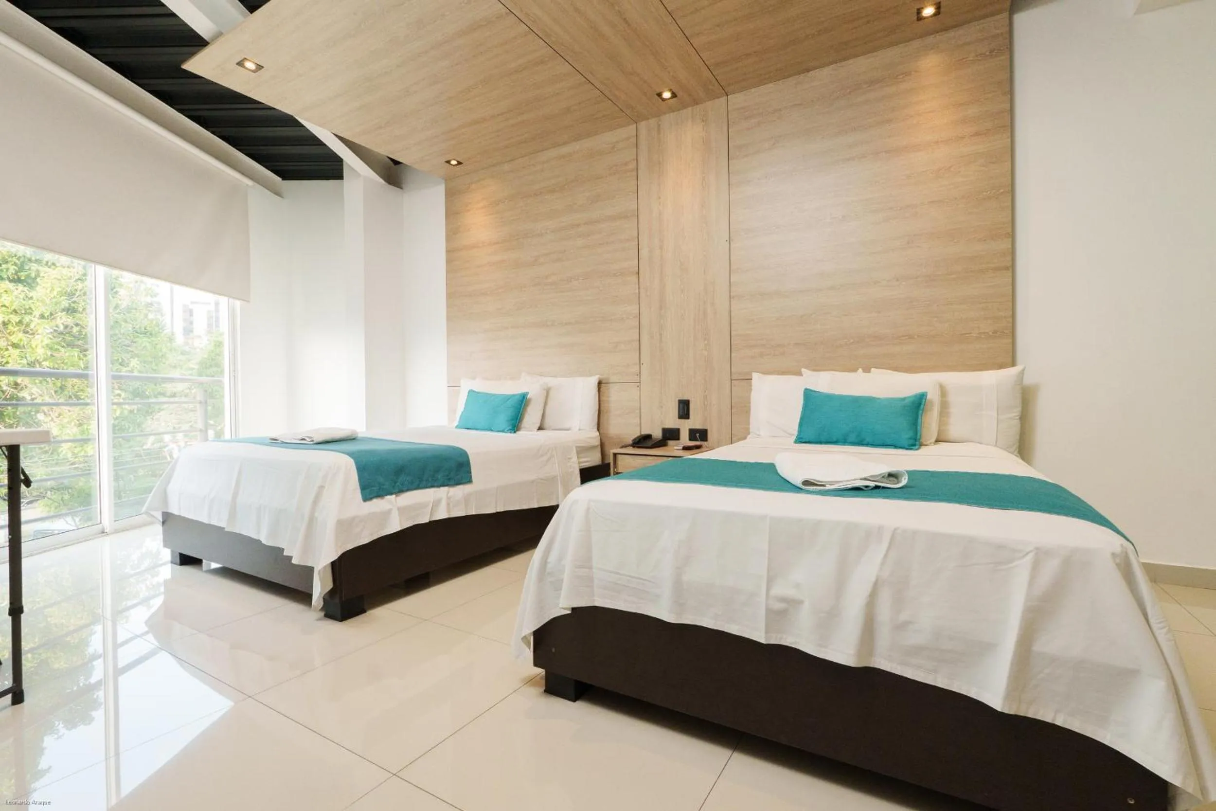 Bed in Hotel El Alba