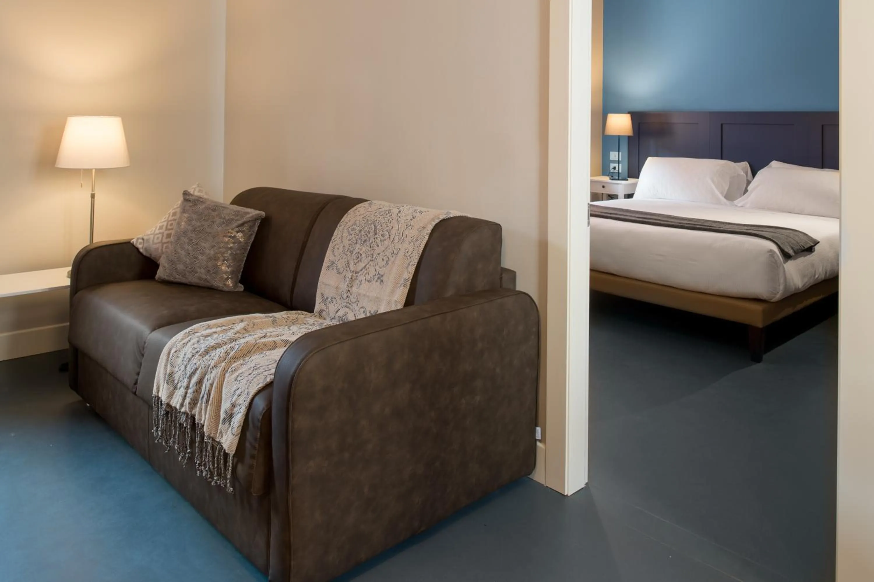 Living room, Bed in Almarossa