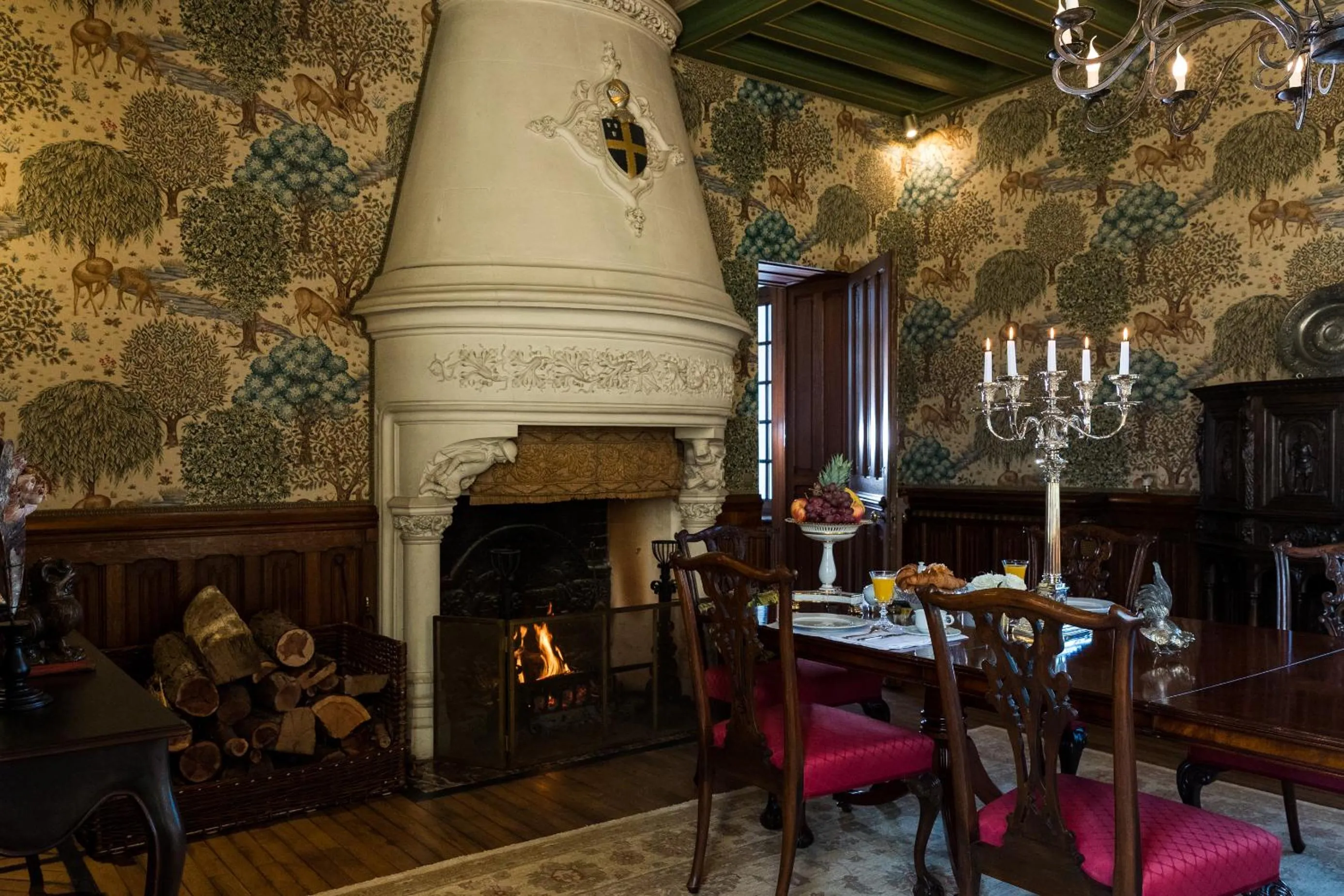 Breakfast in Château de Beauvais