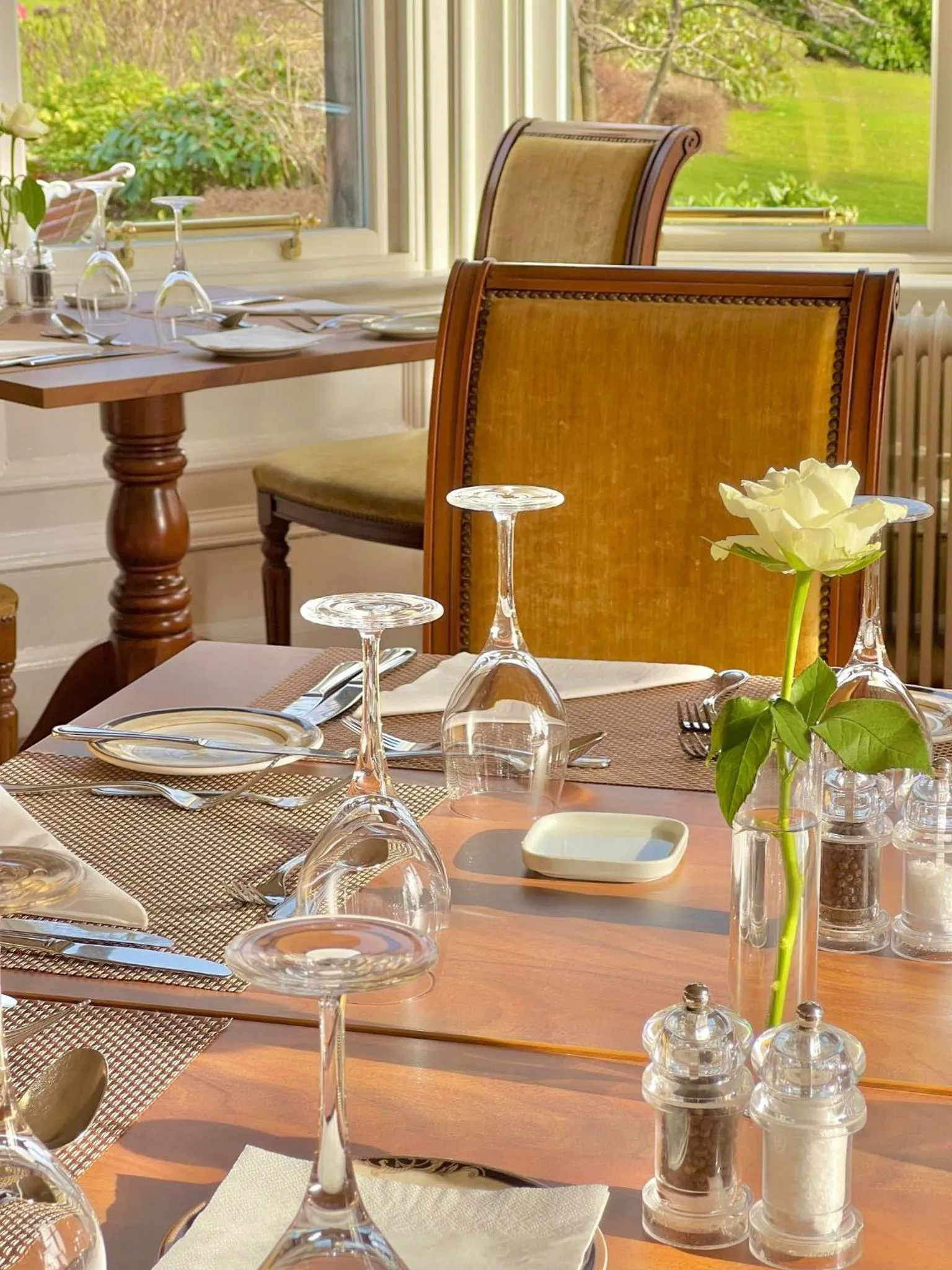 Dining area in Garvock House Hotel