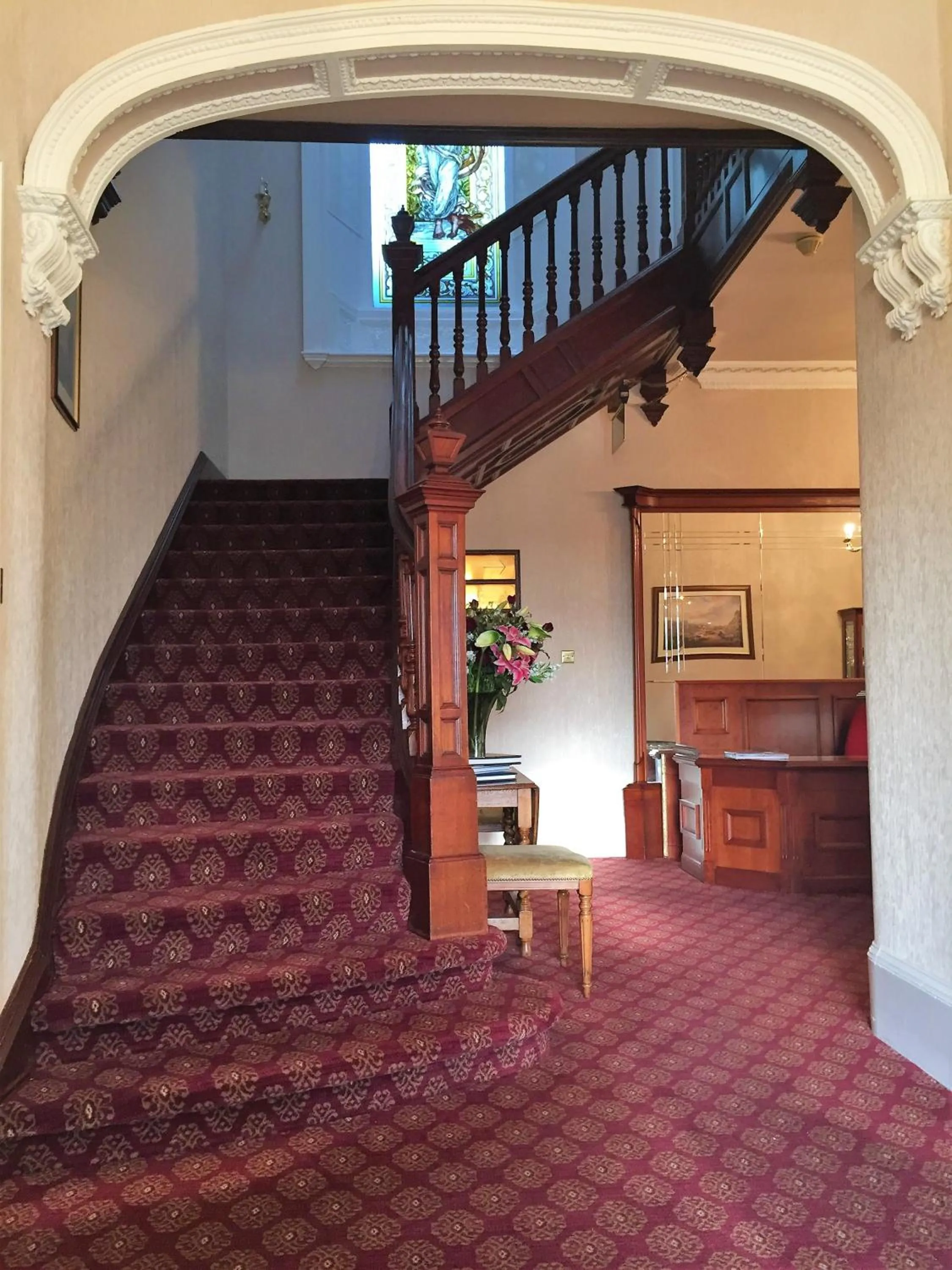 Lobby or reception in Garvock House Hotel