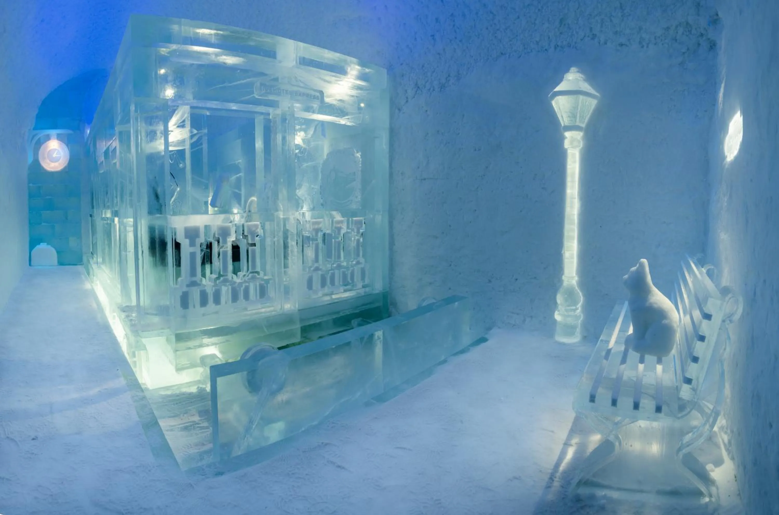 Decorative detail in IceHotel