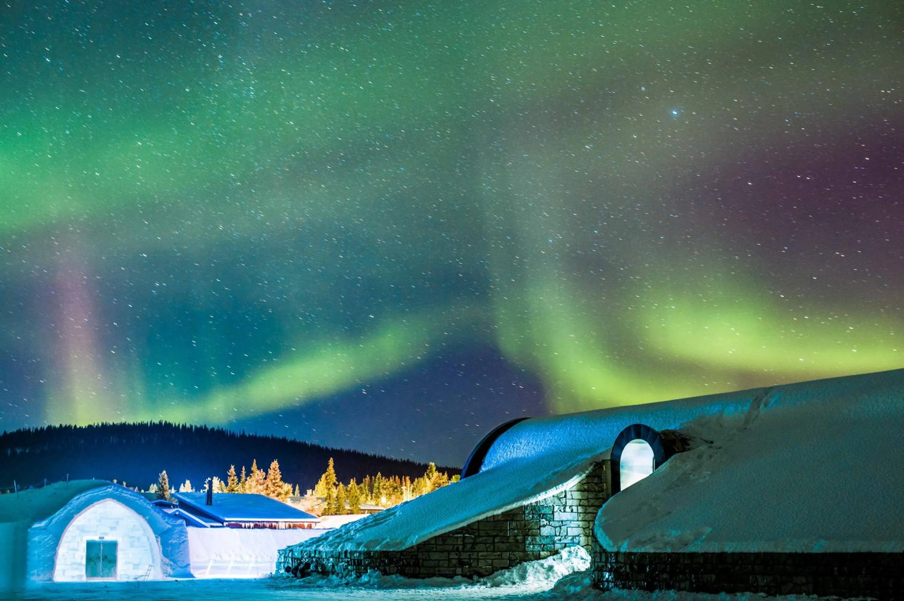Facade/entrance in IceHotel