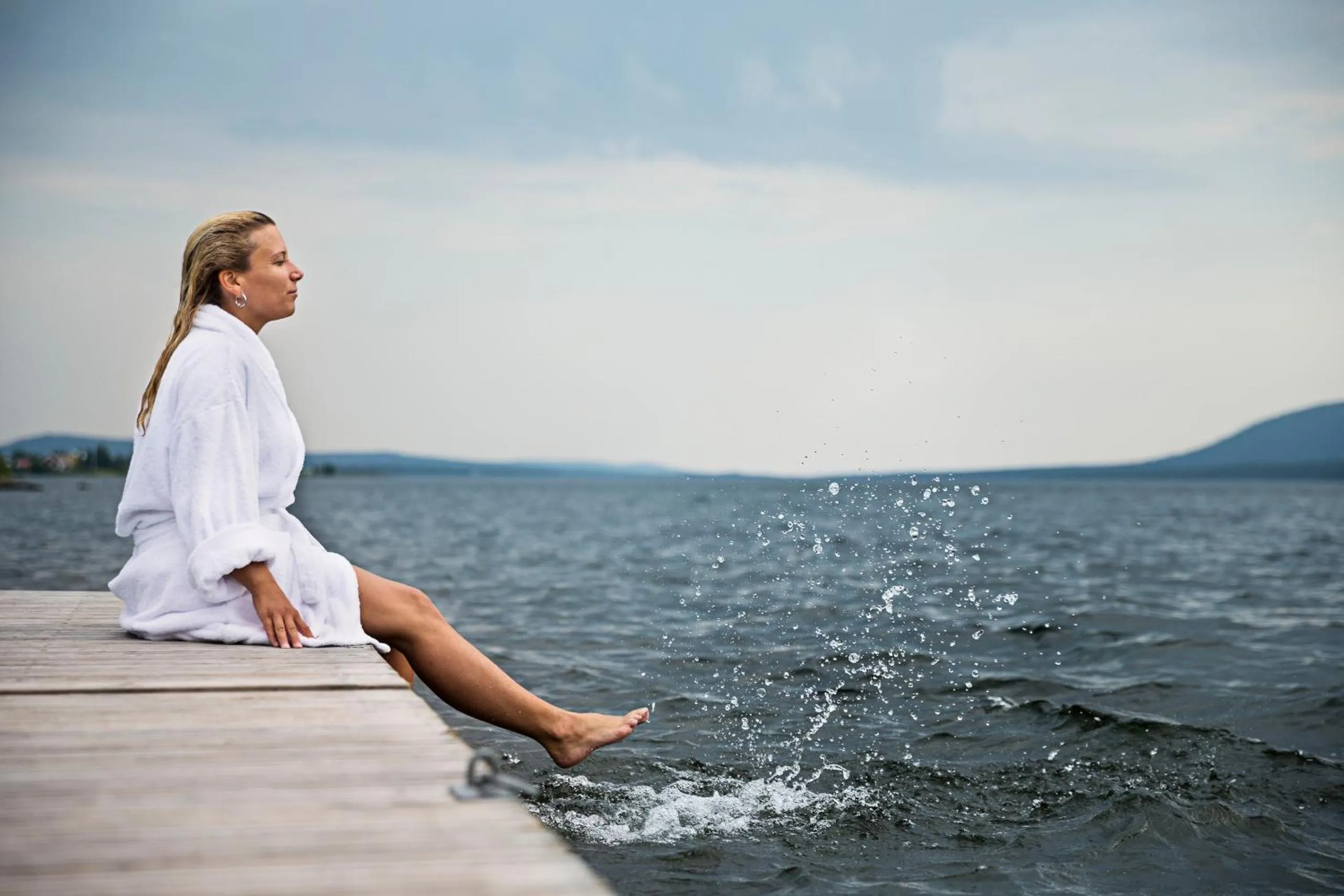 Lake view in IceHotel