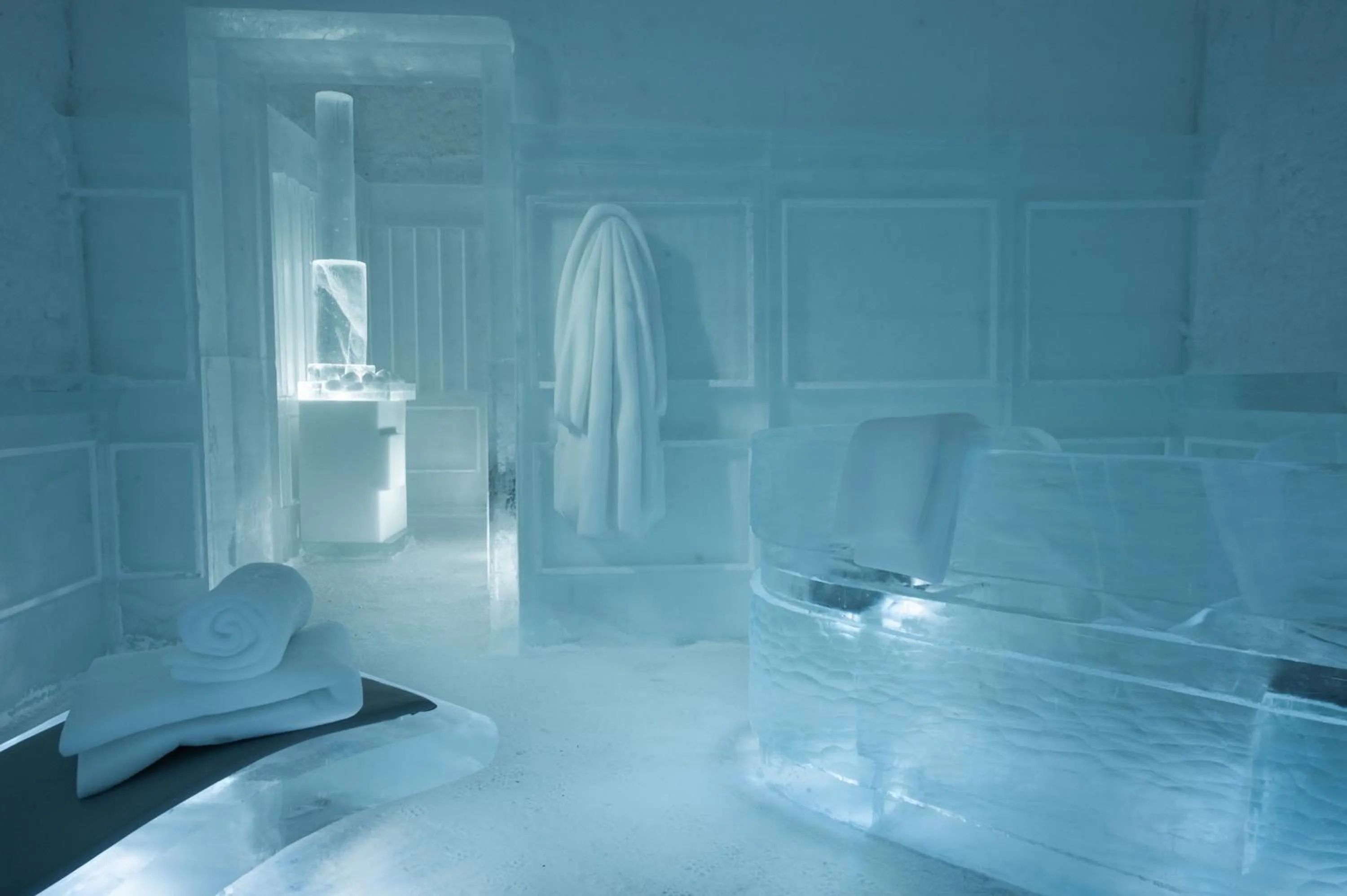 Decorative detail in IceHotel