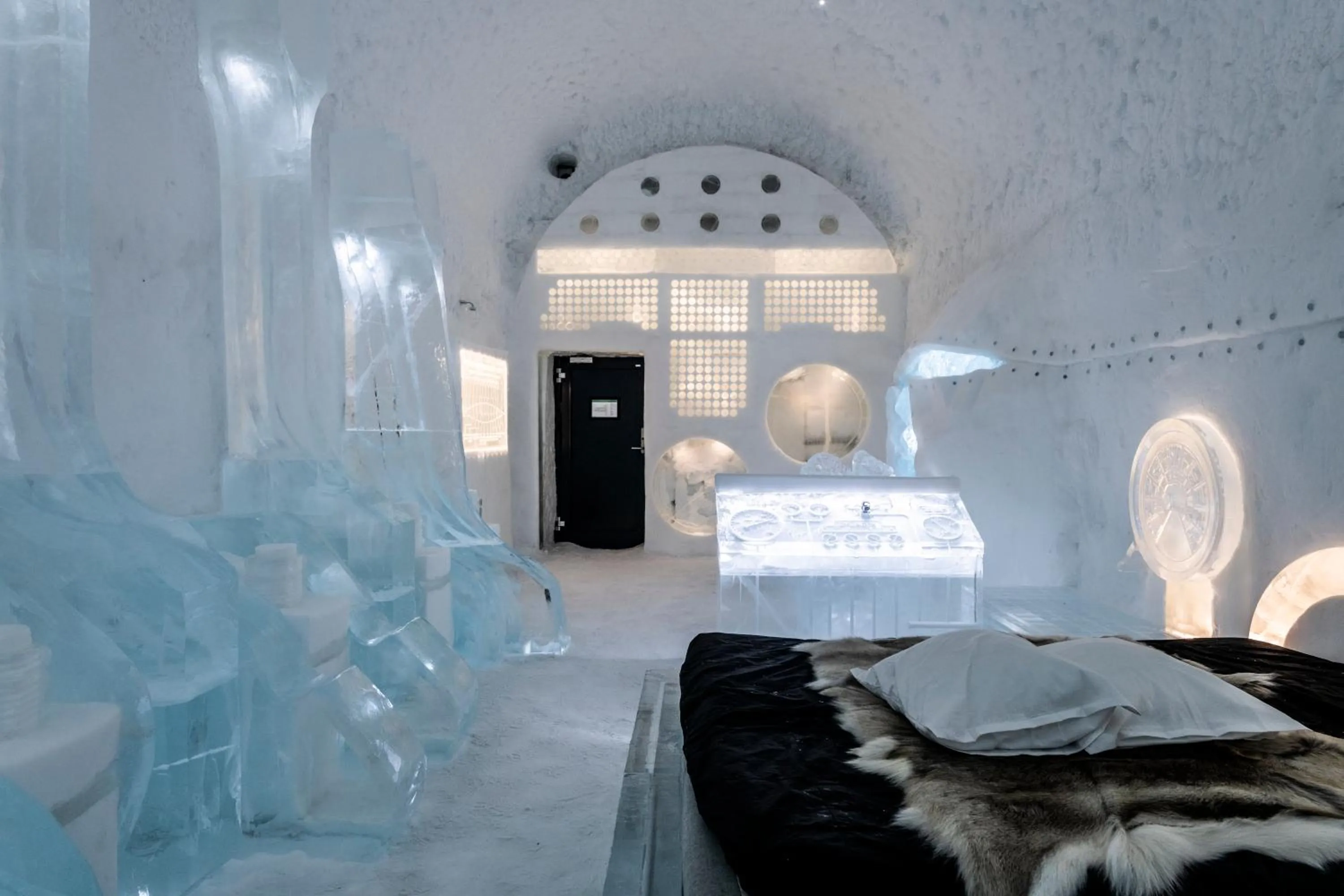 Decorative detail in IceHotel
