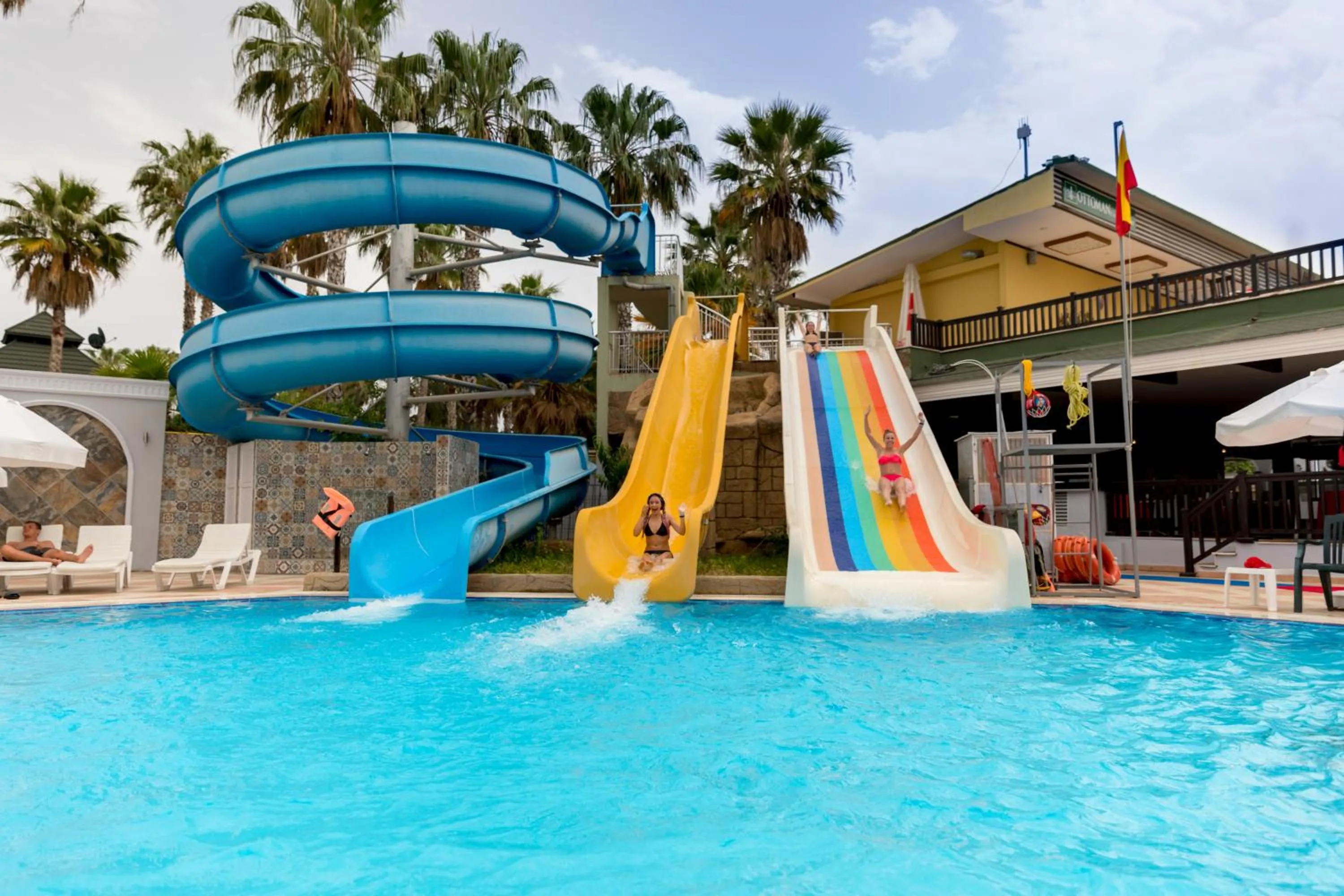 Pool view in Holiday Garden Resort- Ultra All İnclusive