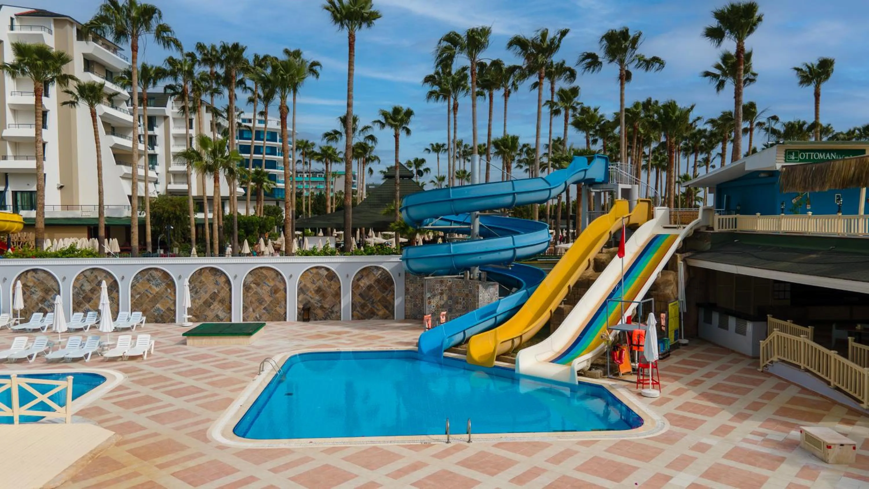 Pool view in Holiday Garden Resort- Ultra All İnclusive