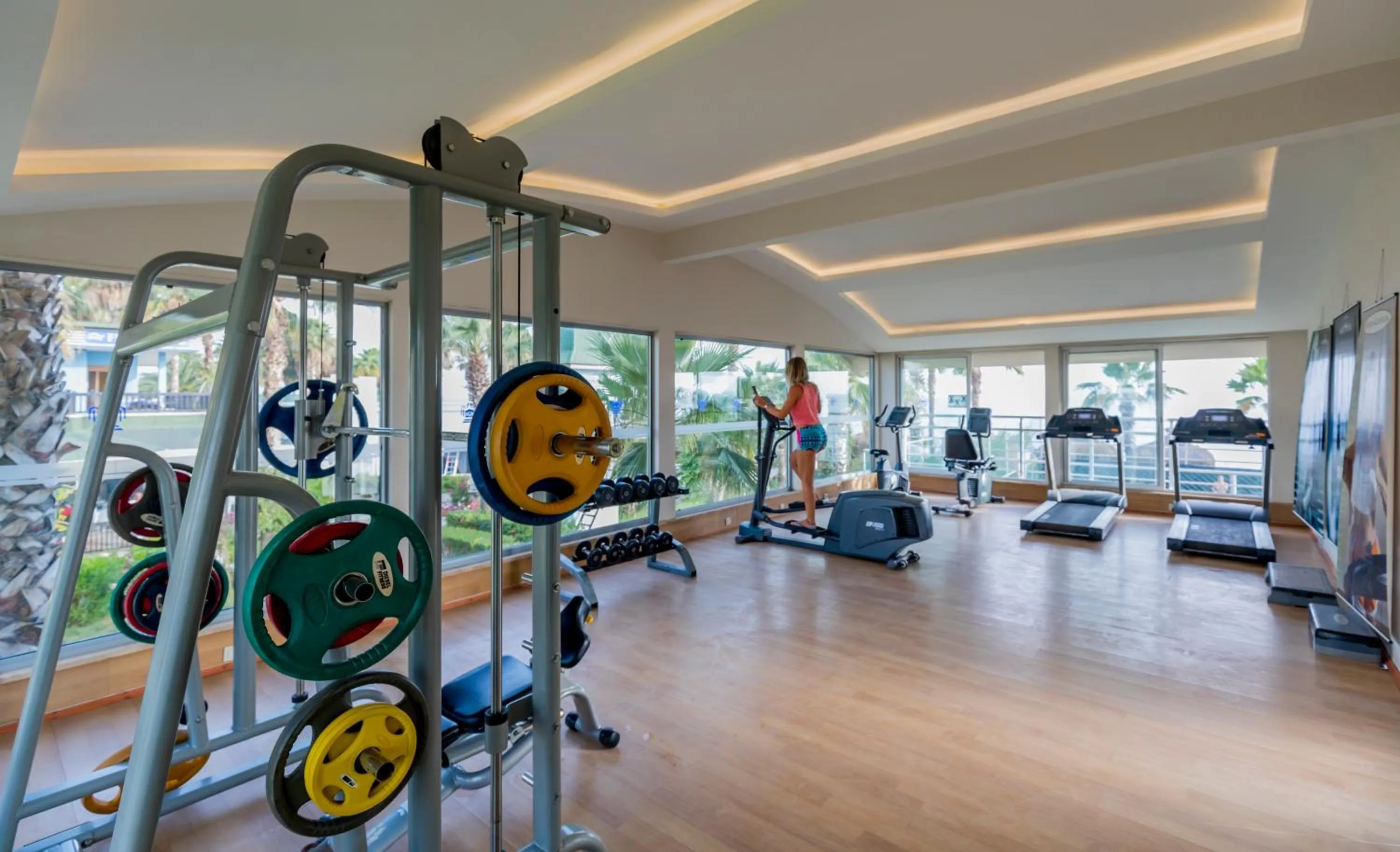 Fitness centre/facilities in Holiday Garden Resort- Ultra All İnclusive