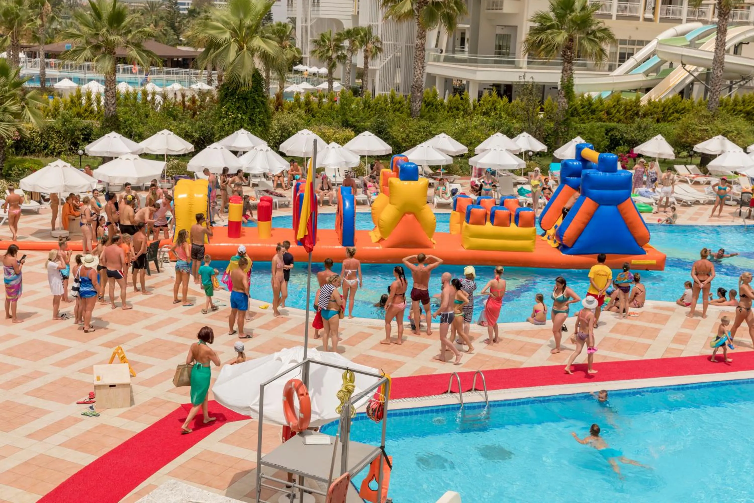 Pool view in Holiday Garden Resort- Ultra All İnclusive