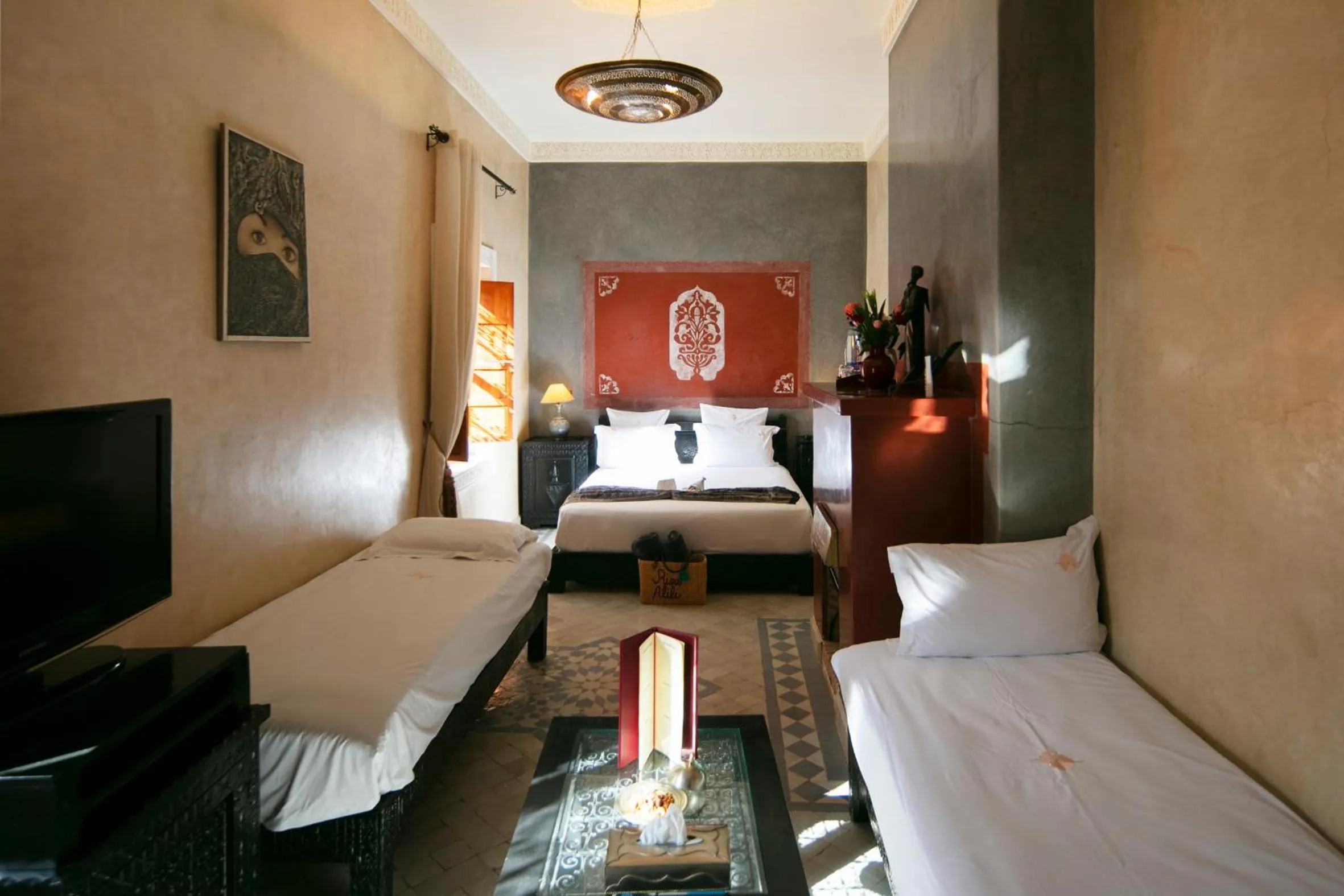 Bed in Riad Alili