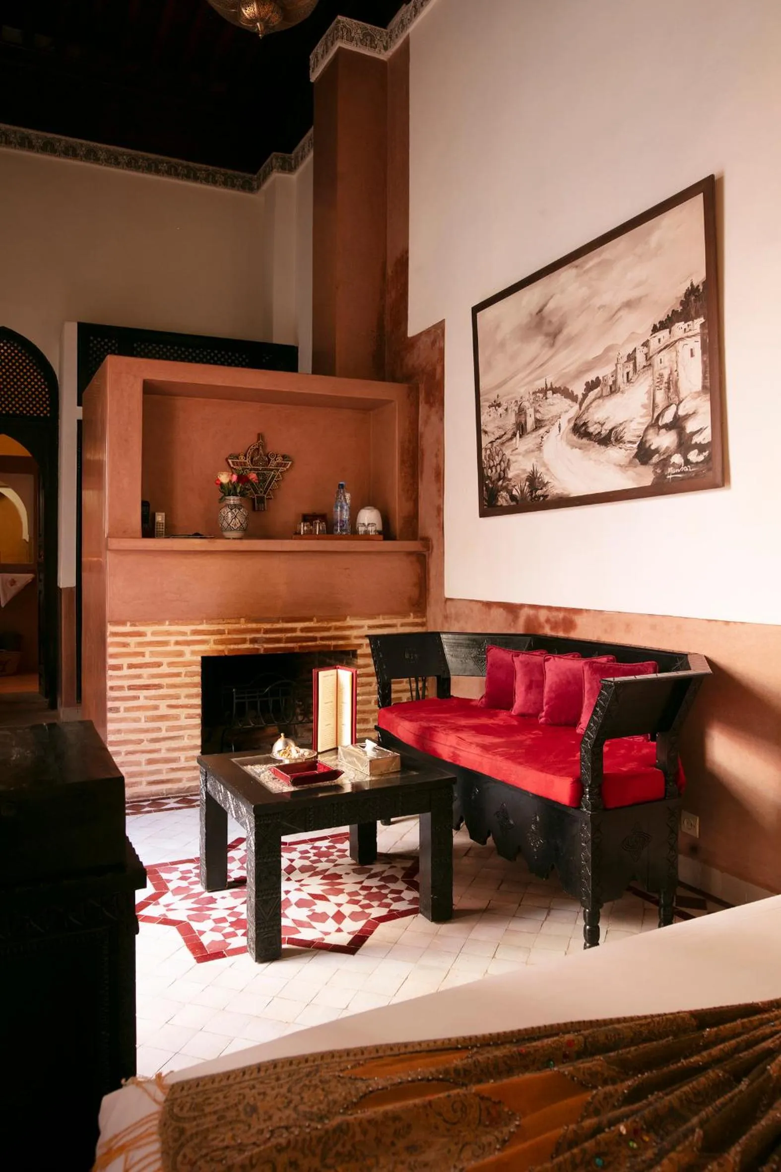 Living room in Riad Alili