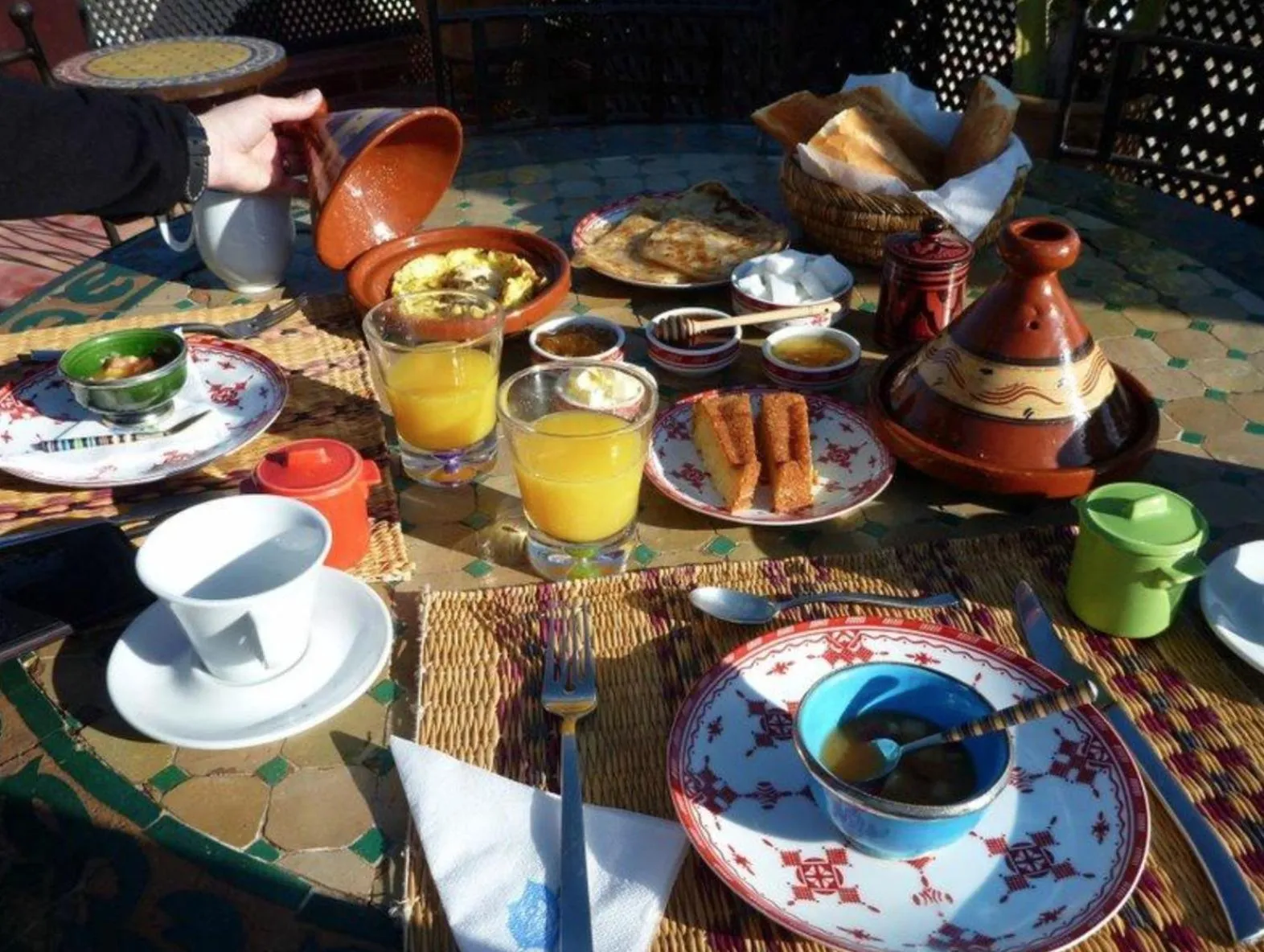 Breakfast in Riad Alili