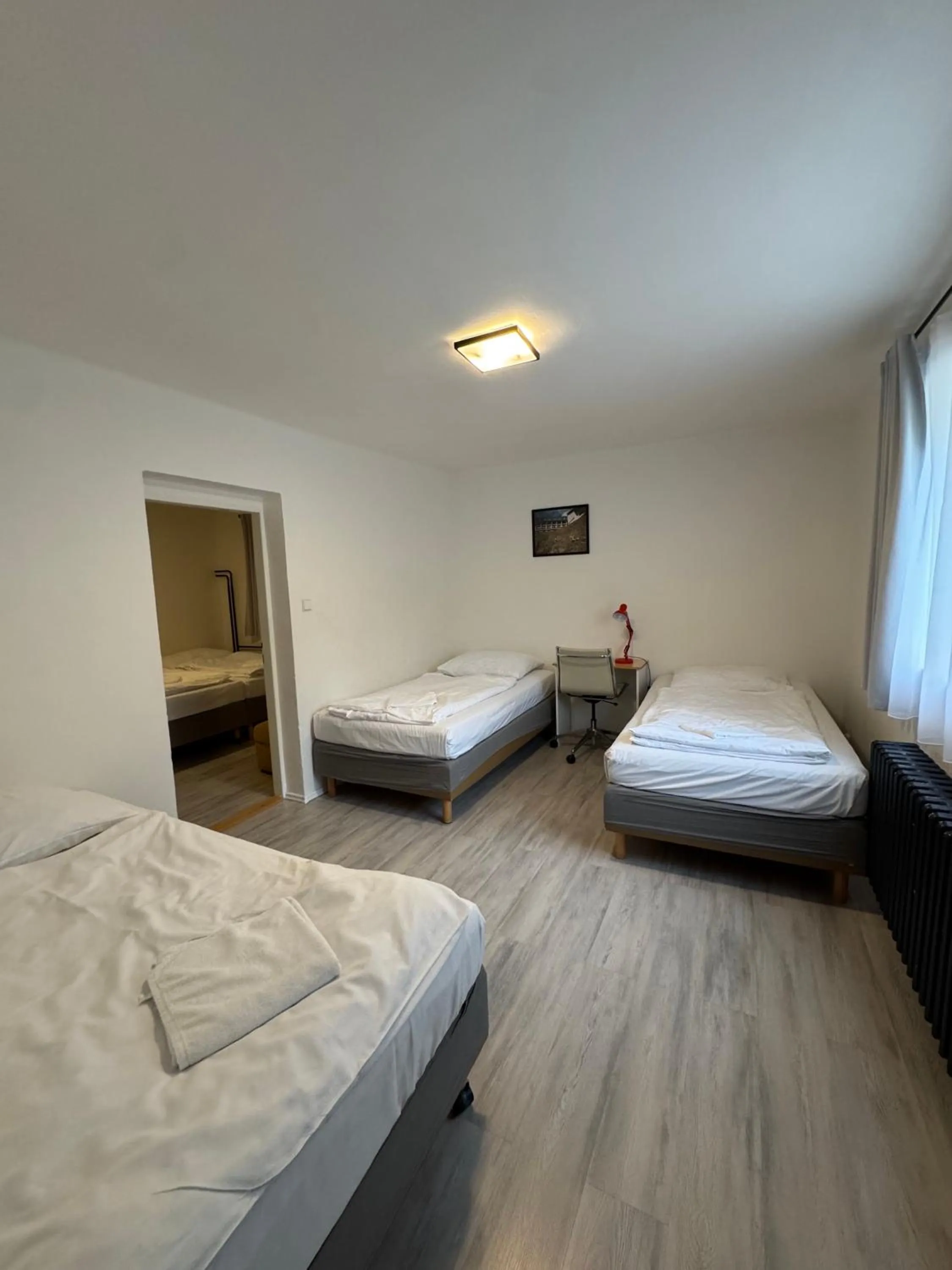 Bed in Hotel Horní Pramen