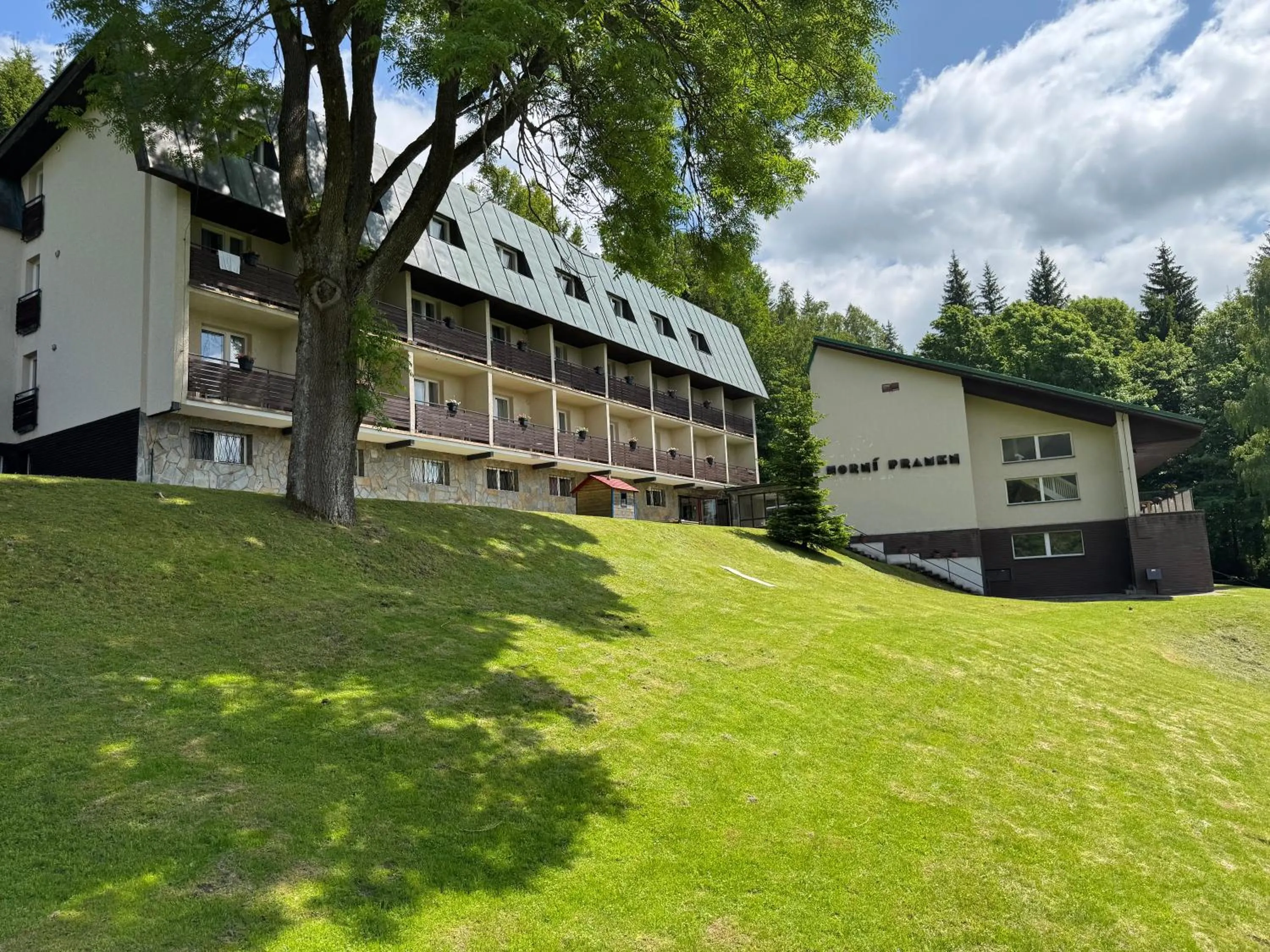 Property building in Hotel Horní Pramen