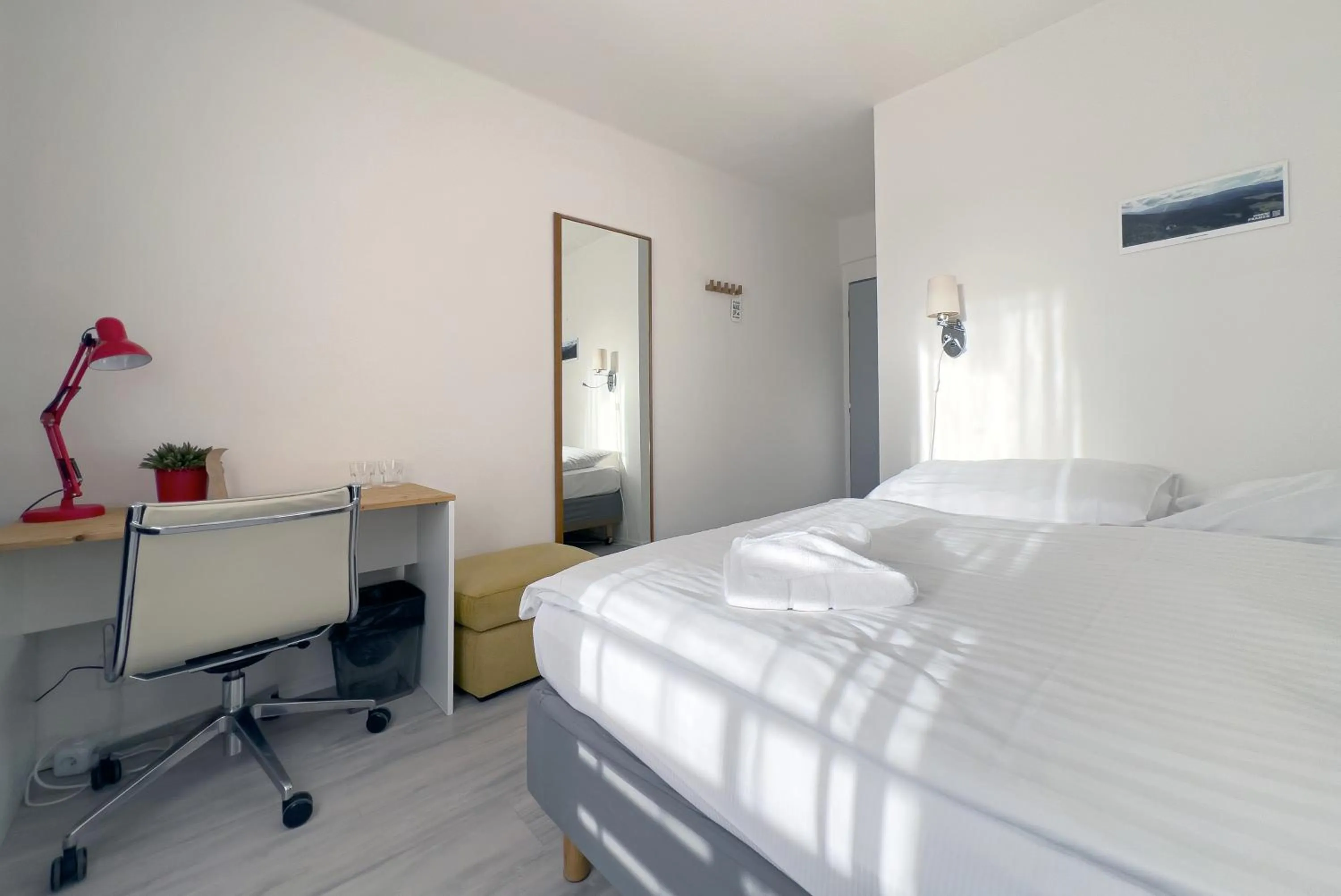 Bedroom, Bed in Hotel Horní Pramen