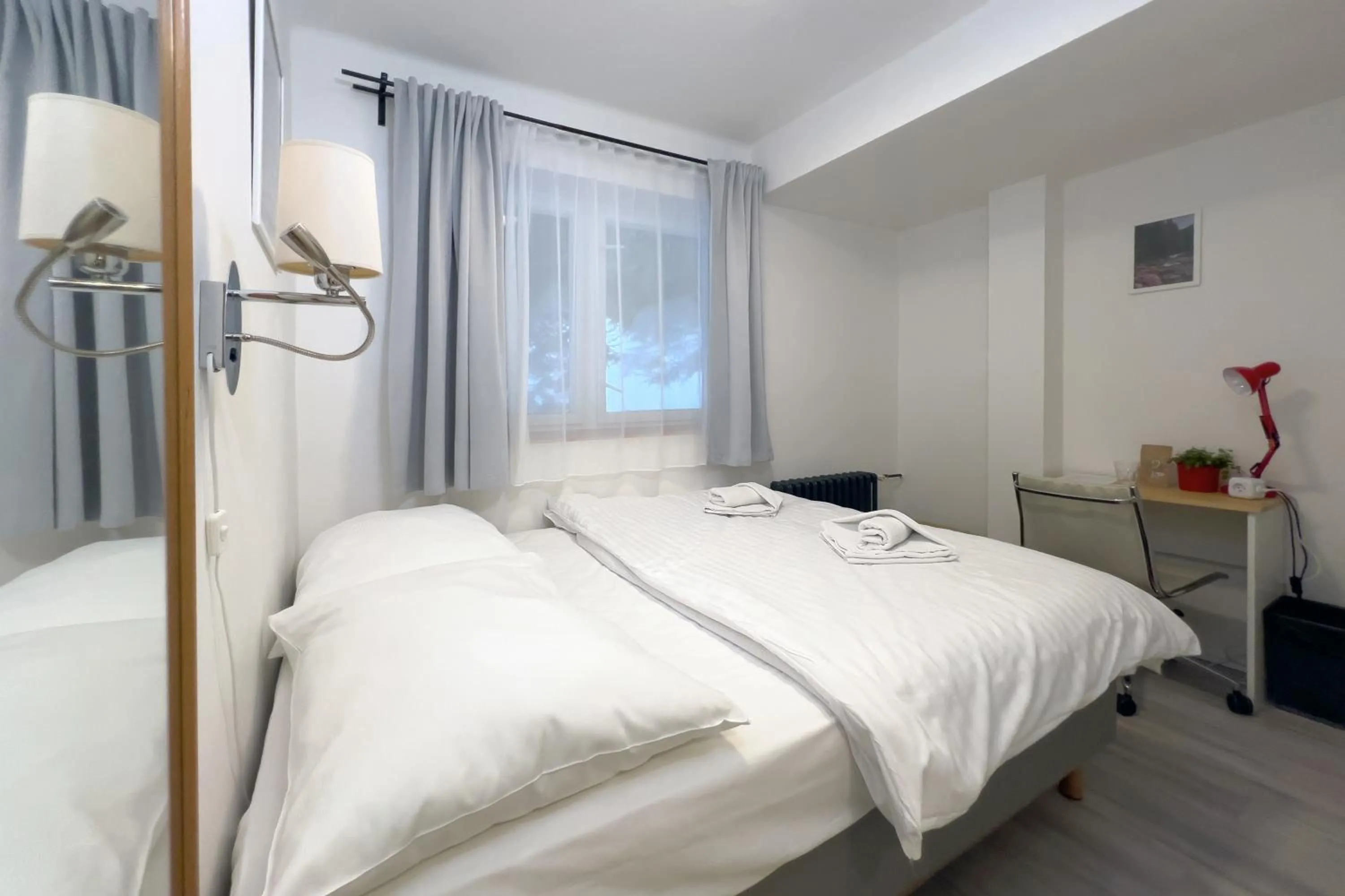 Bedroom, Bed in Hotel Horní Pramen