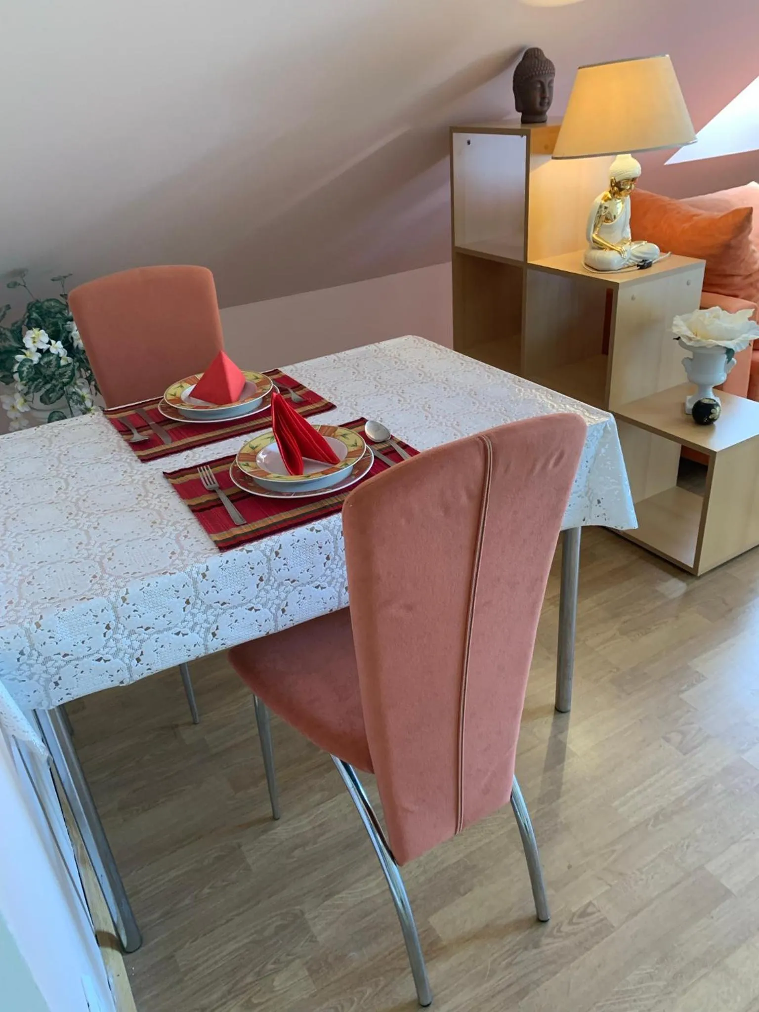 Living room, Bed in Villa Sonnenschein