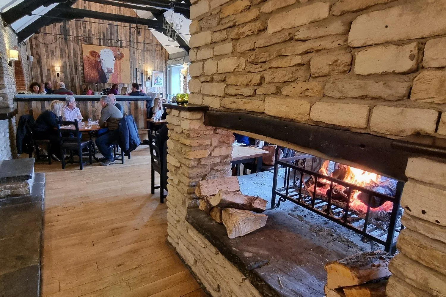 Dining area in Priory Inn