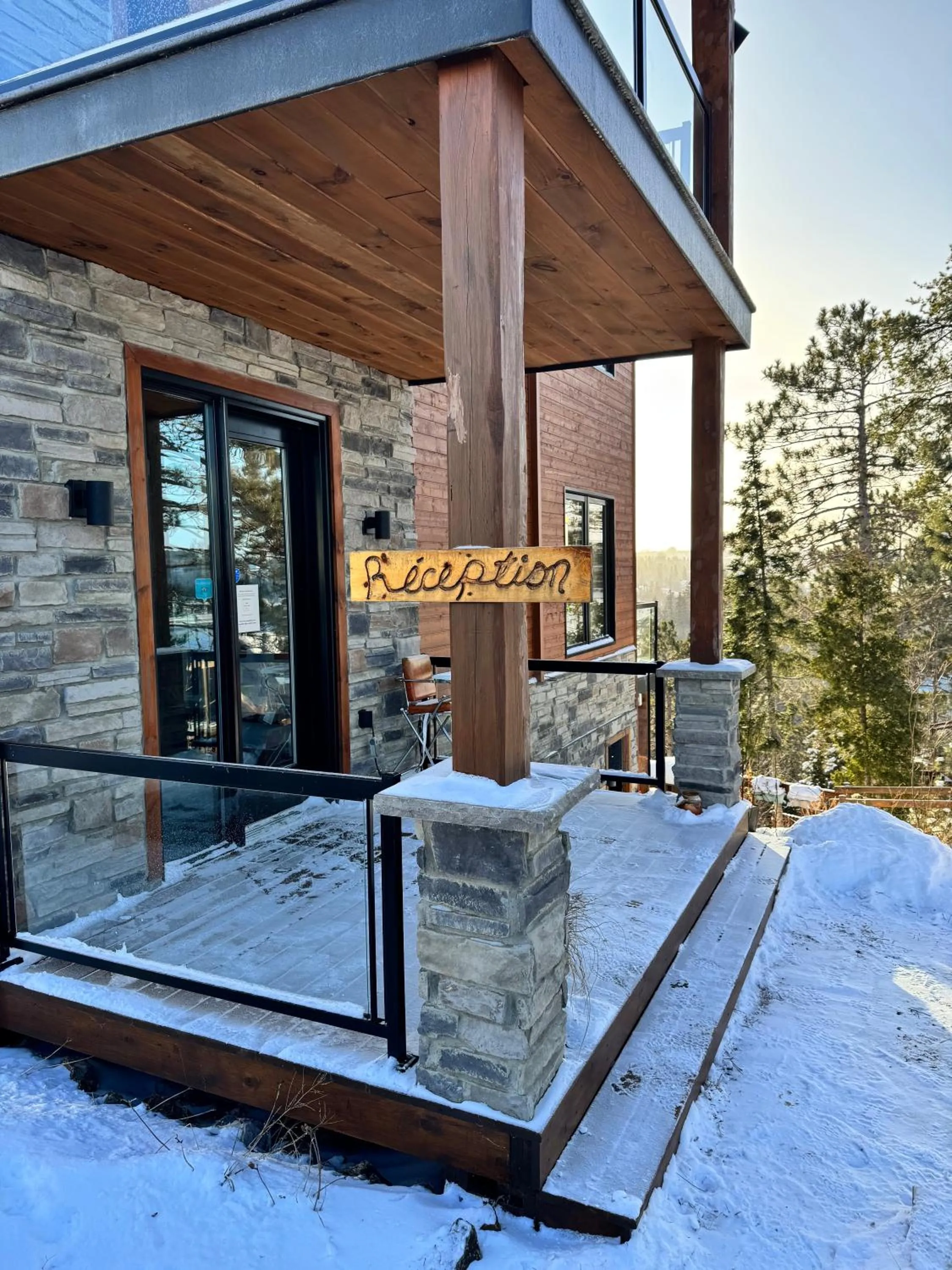 Facade/entrance in Gîte du Haut des Arbres