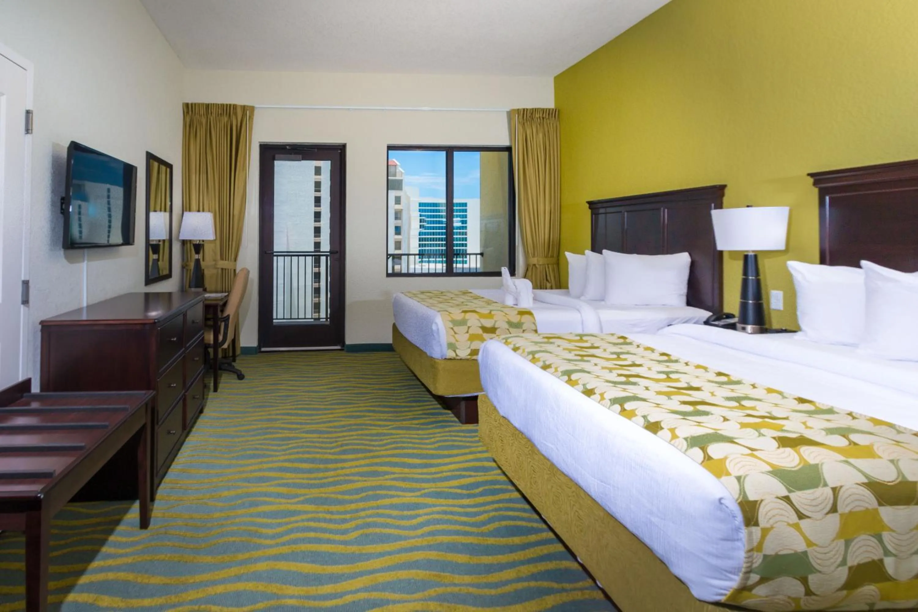 Bed in Edge Hotel Clearwater Beach