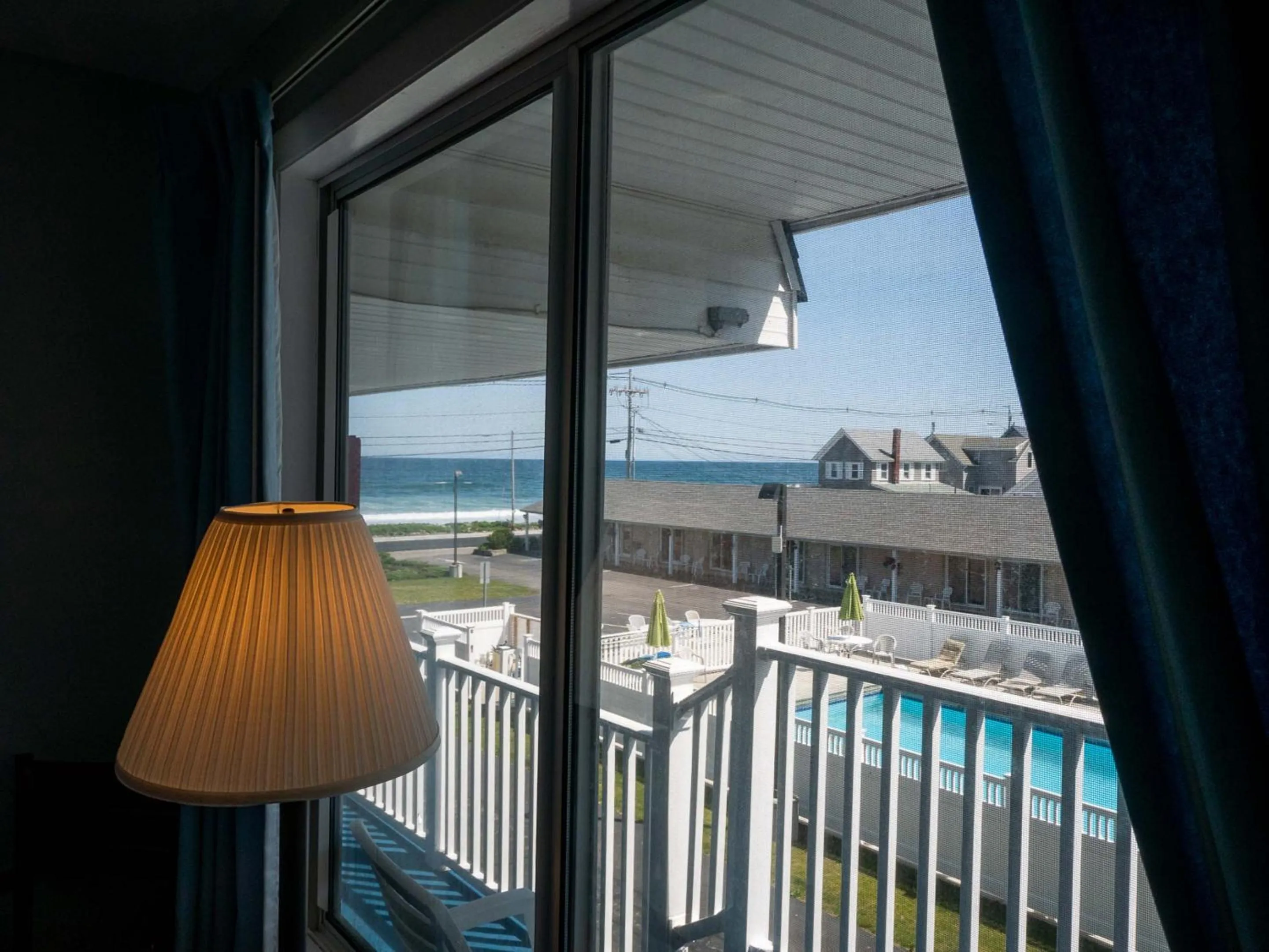 Pool view in Sea Latch Inn
