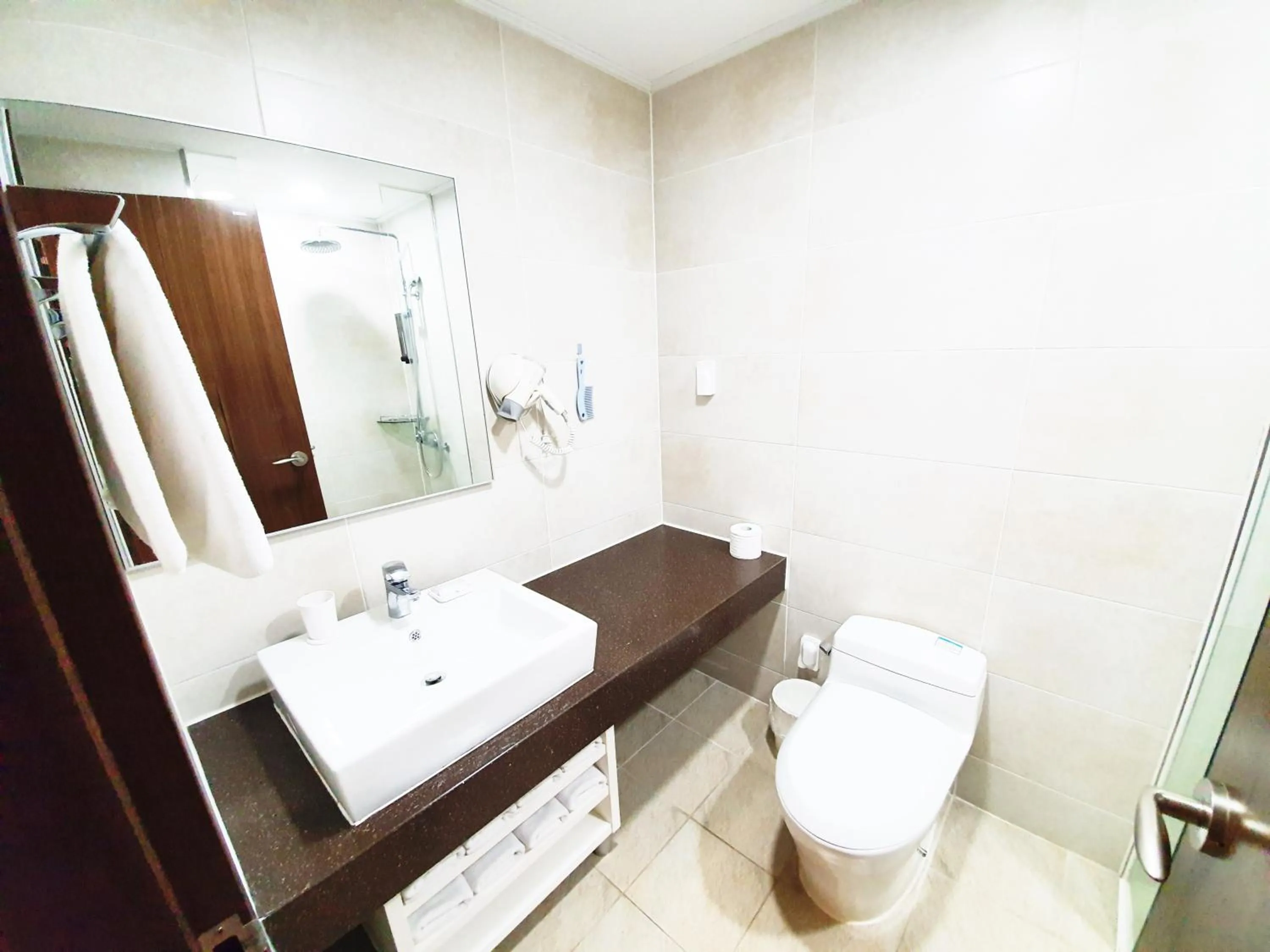 Toilet, Bathroom in Jeju Jungmun Ocean Blue Hotel