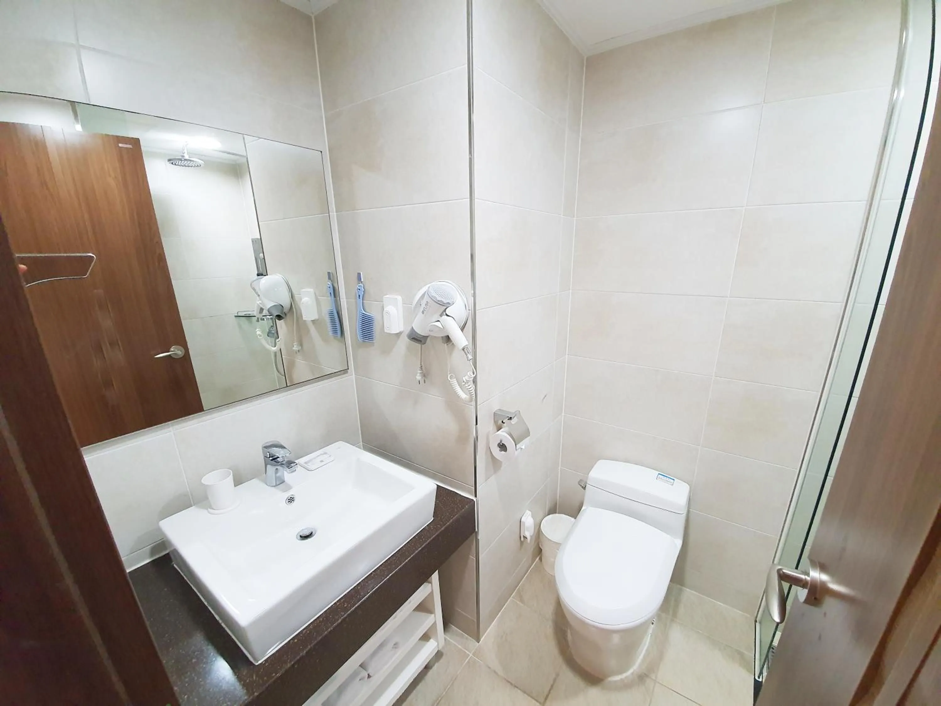 Toilet, Bathroom in Jeju Jungmun Ocean Blue Hotel