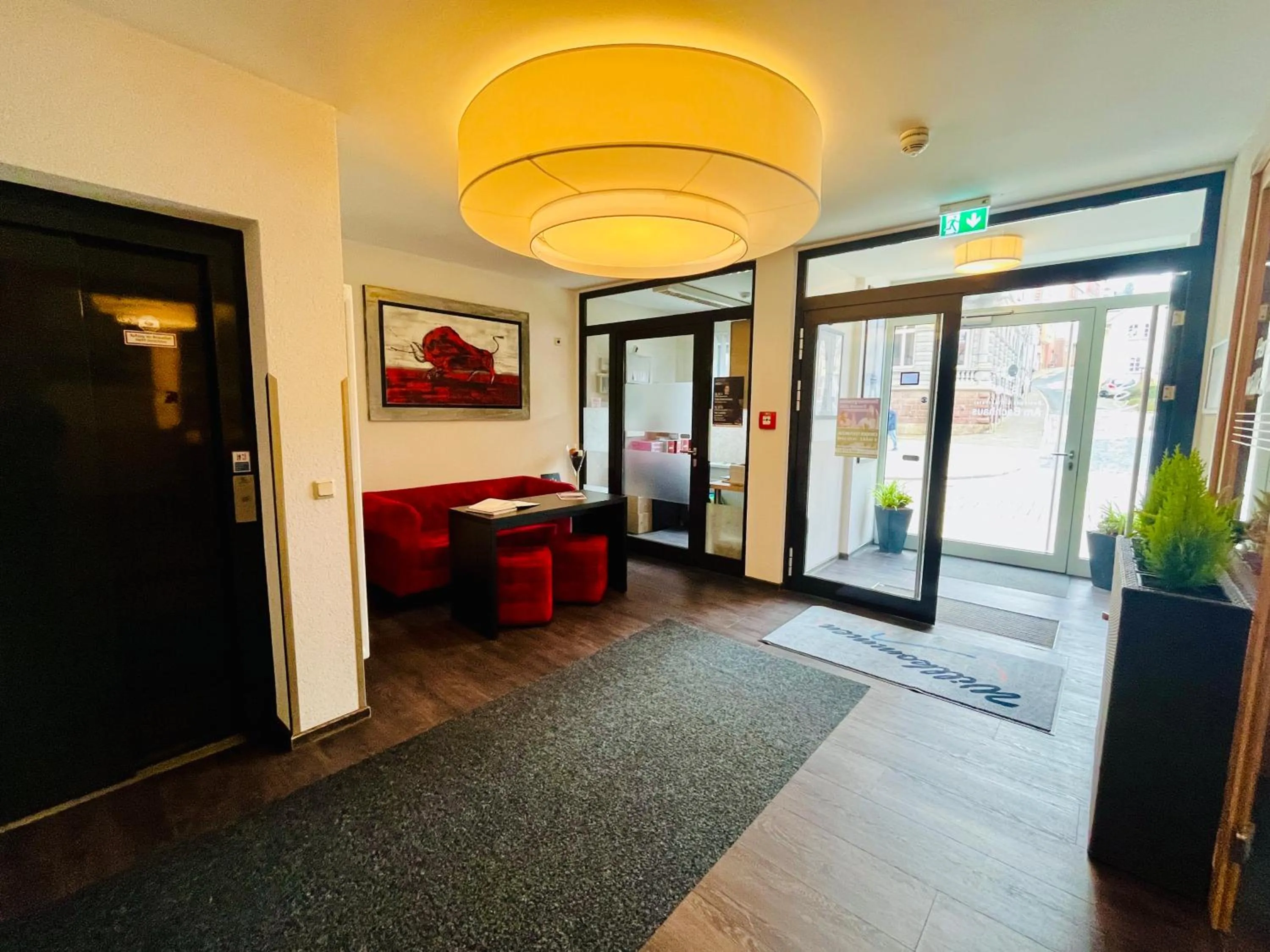 Lobby or reception in B&S Hotel Am Bachhaus