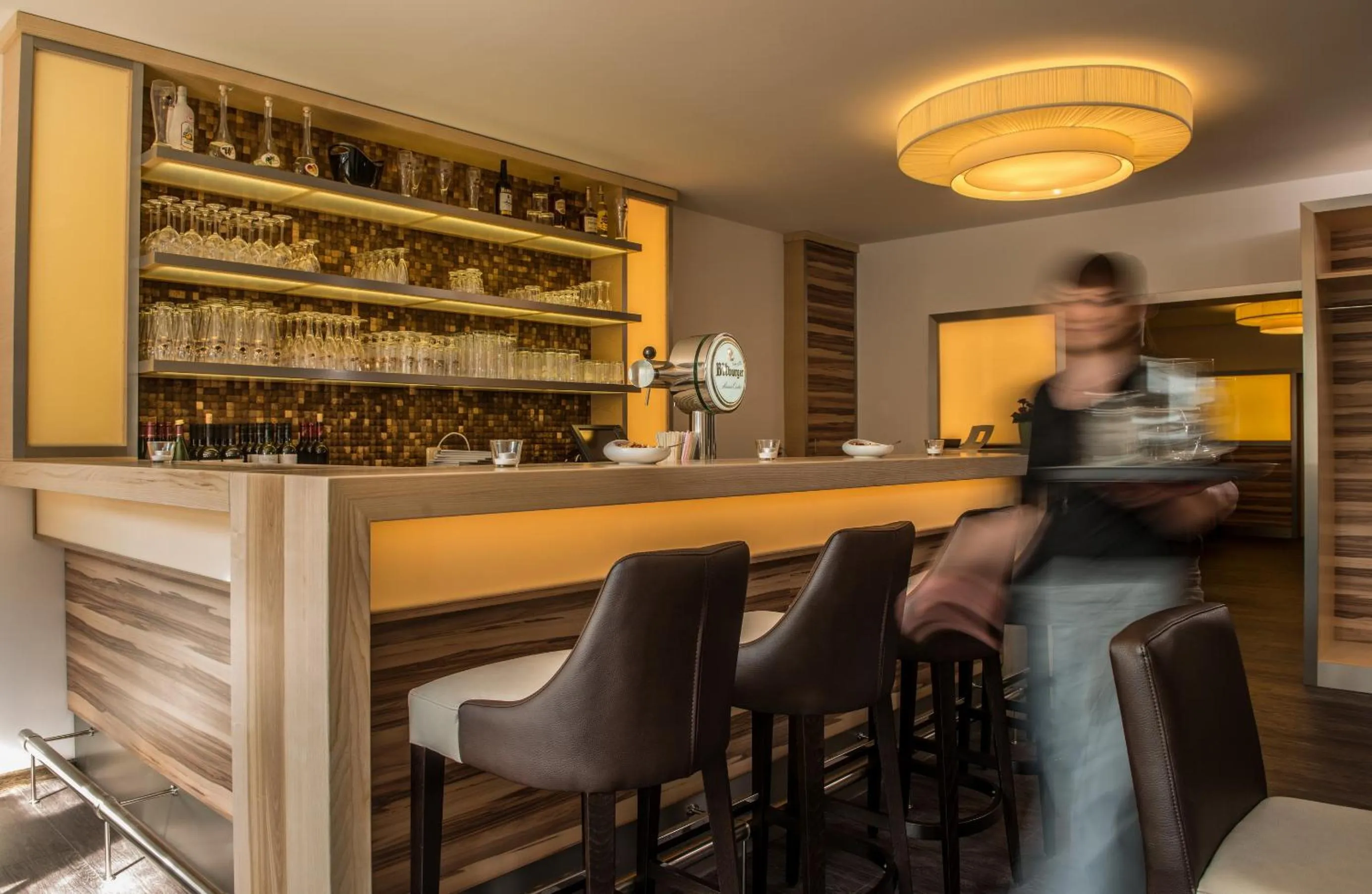 Lobby or reception in B&S Hotel Am Bachhaus