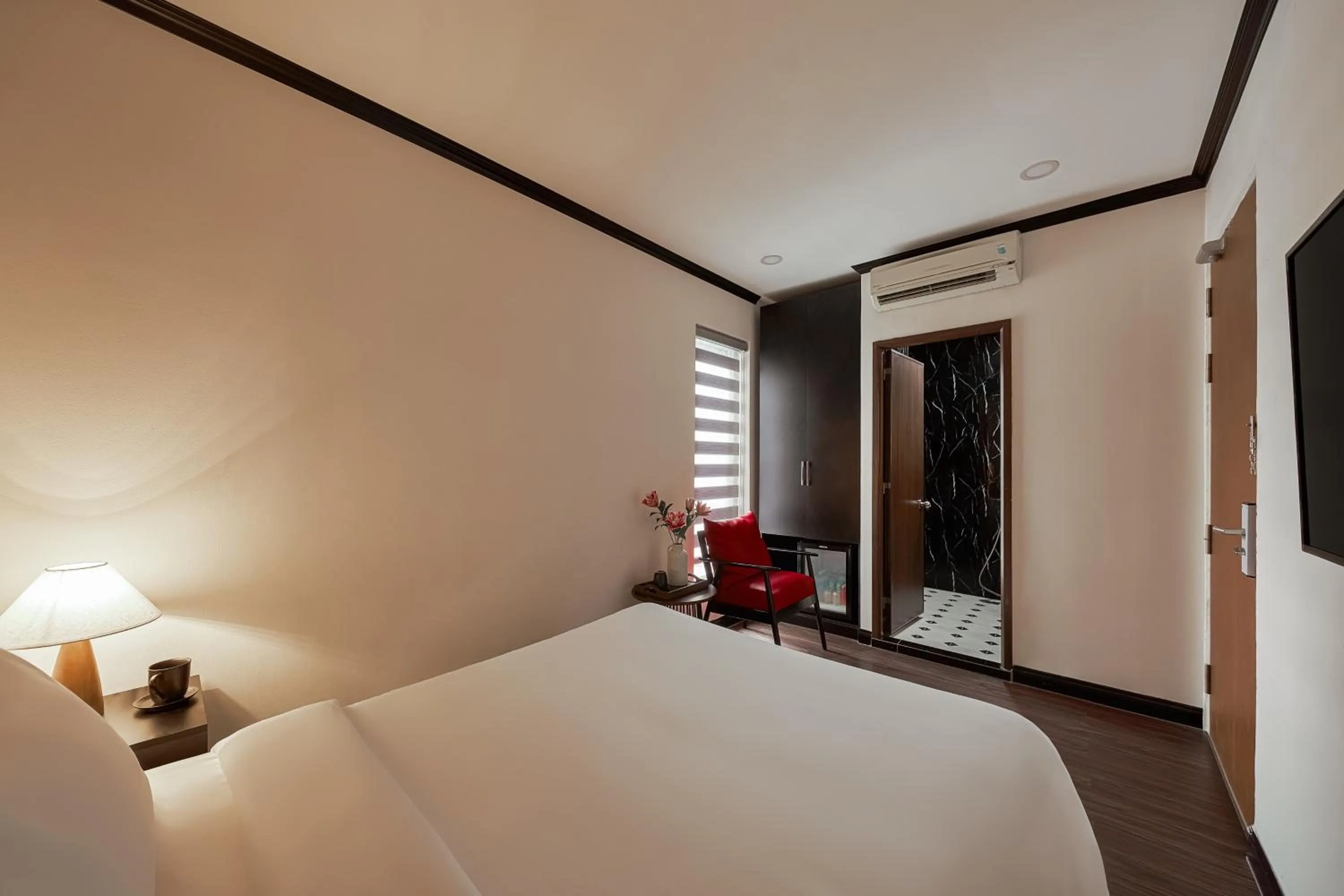 Bed in The Passion Suites Hotel & Spa