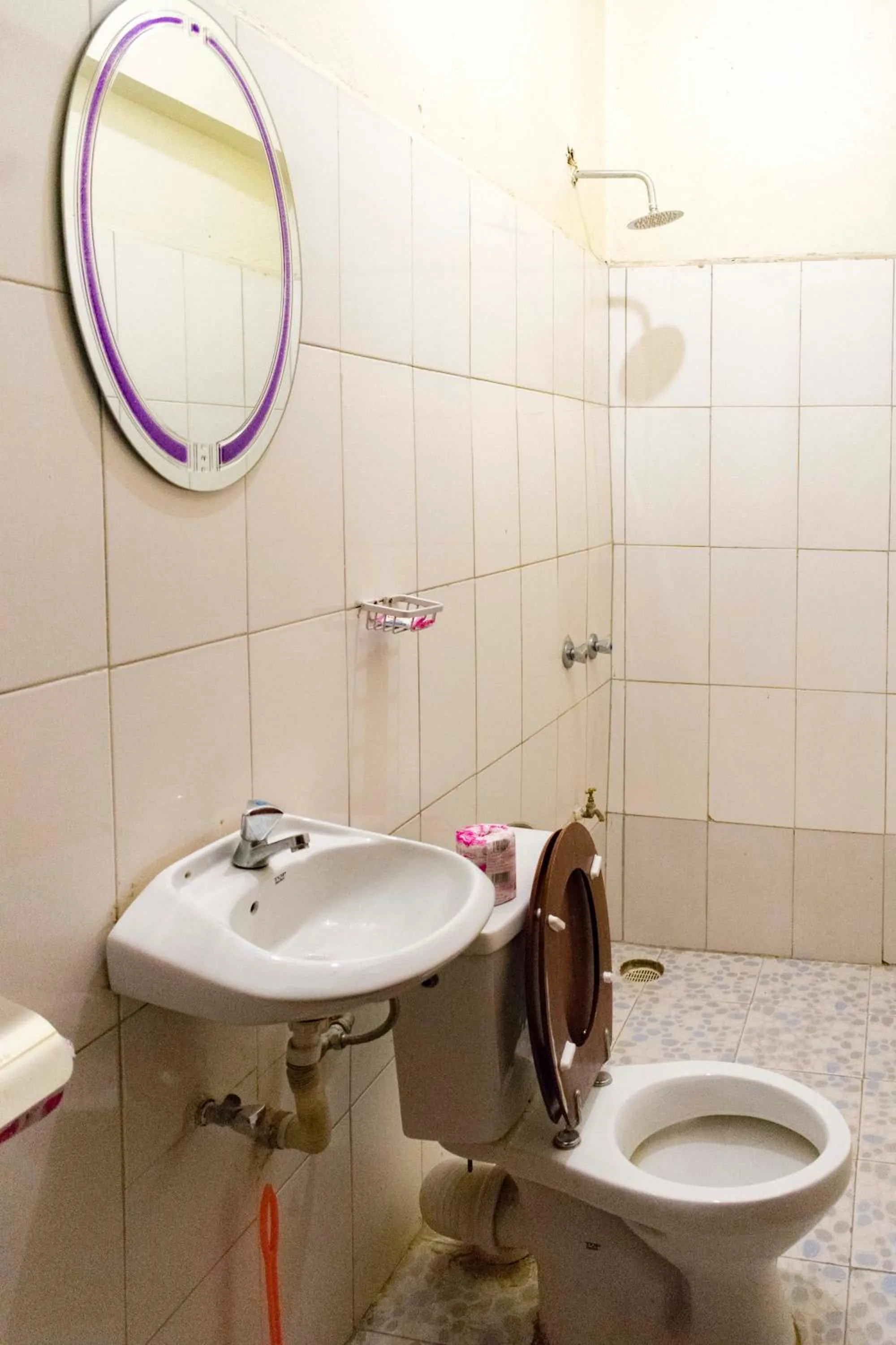 Shower in Relief Motel Fort Portal