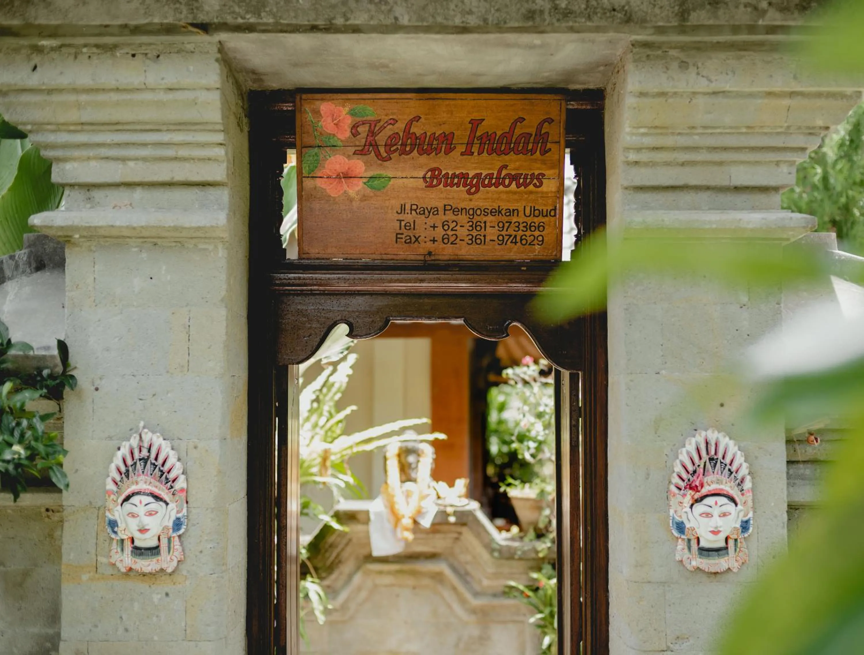 Facade/entrance in Kebun Indah Ubud
