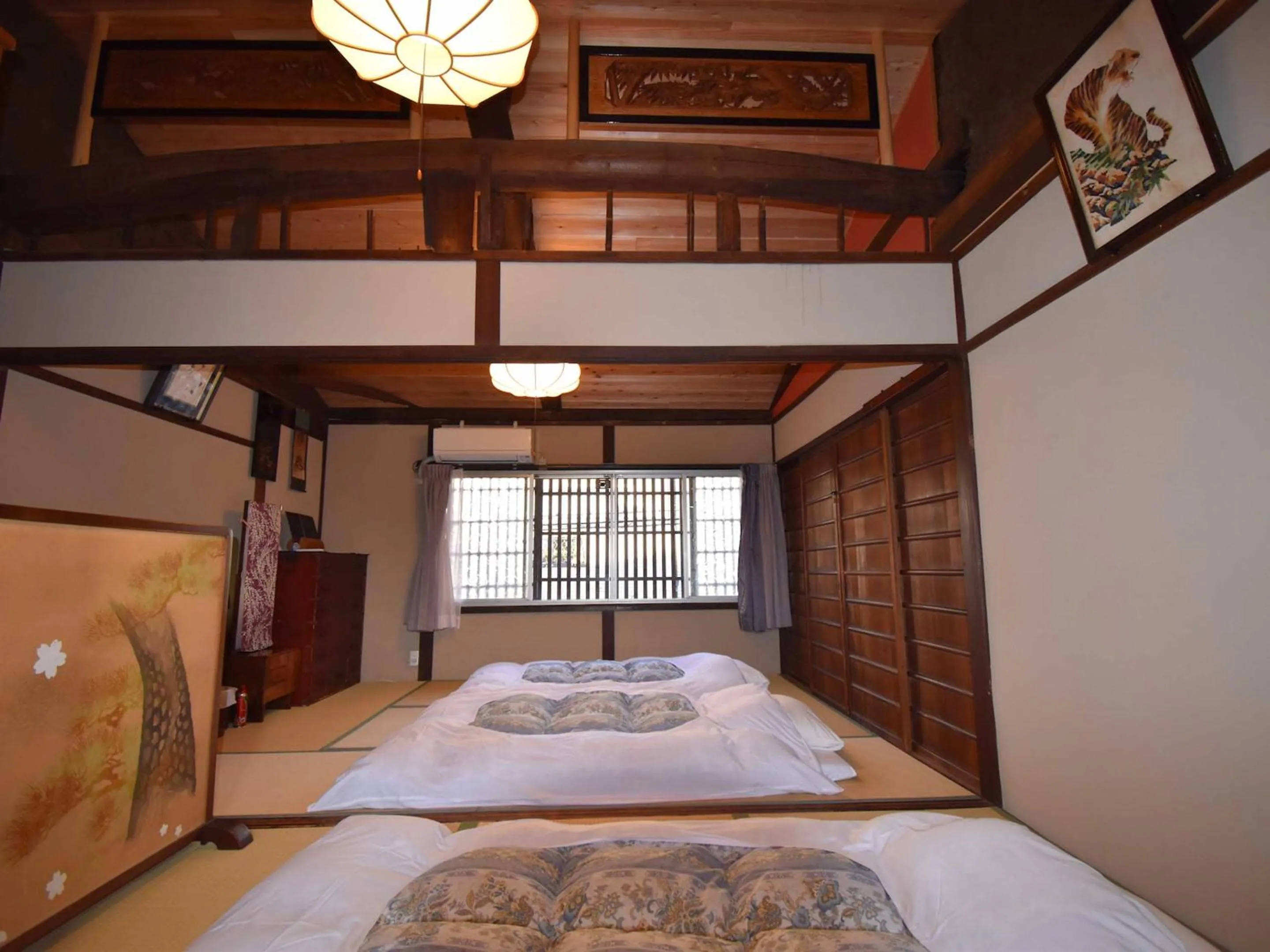 Photo of the whole room, Bed in K-style kinkakuji