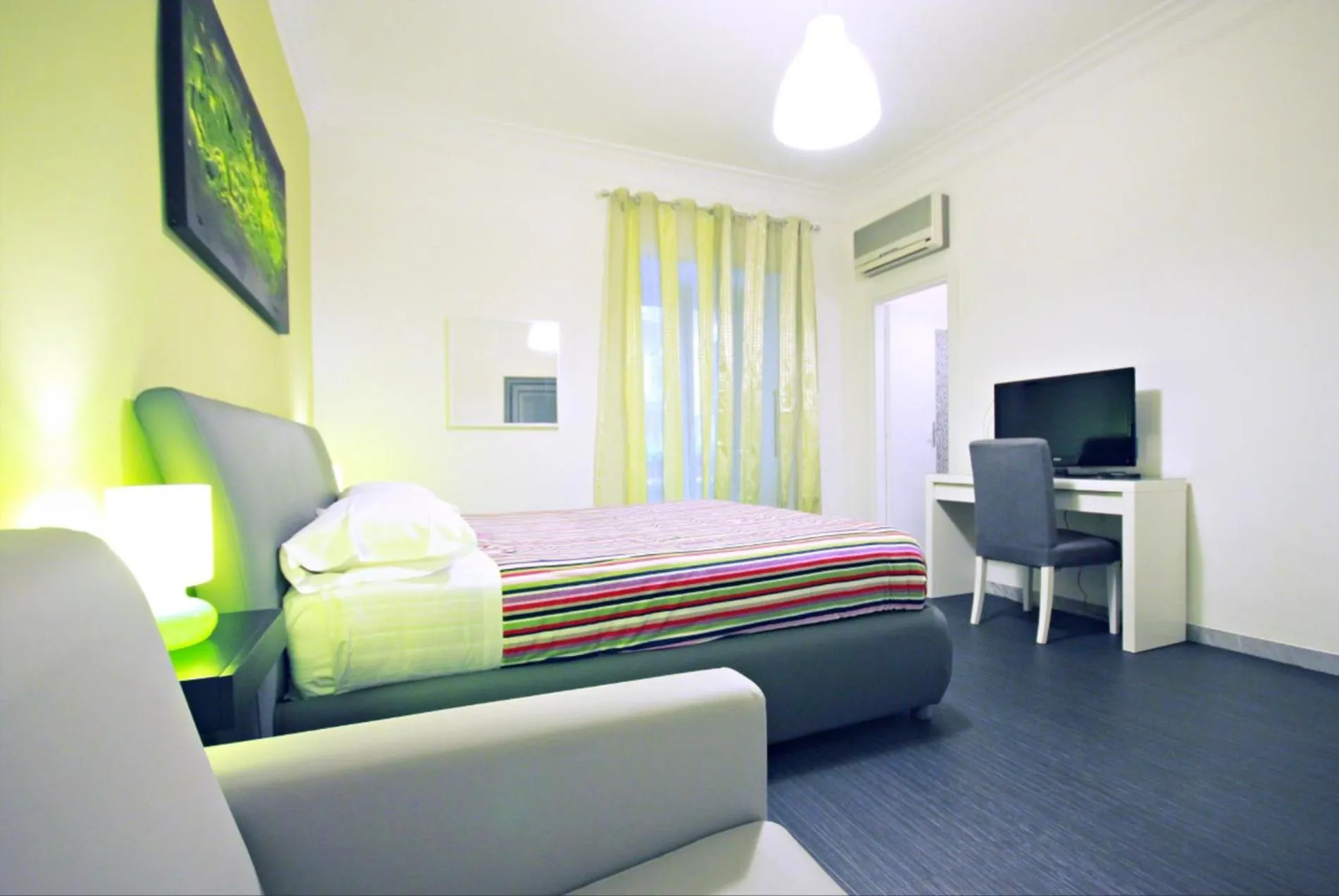 Bedroom, Bed in Rome Aparts