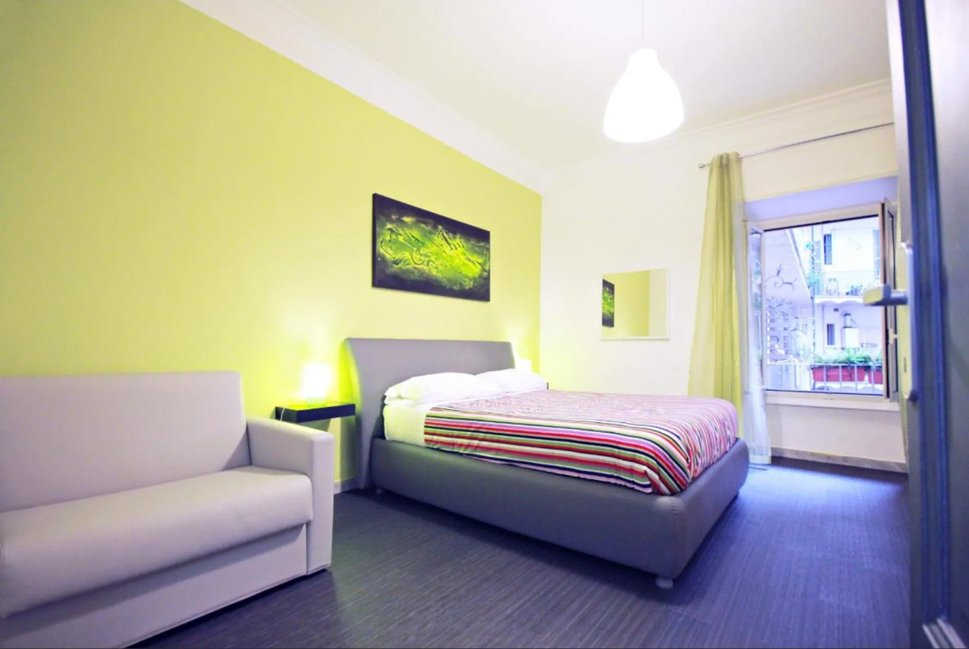 Bedroom, Bed in Rome Aparts