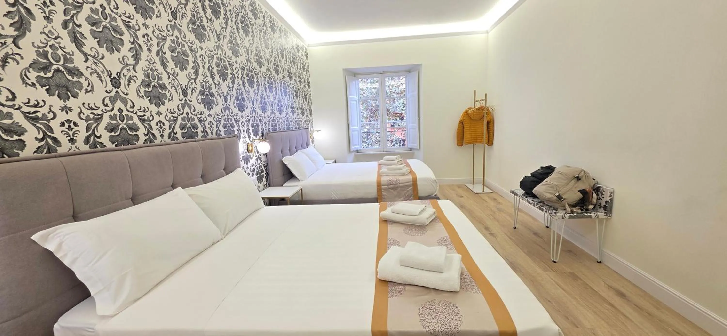 Bedroom, Bed in Rome Aparts