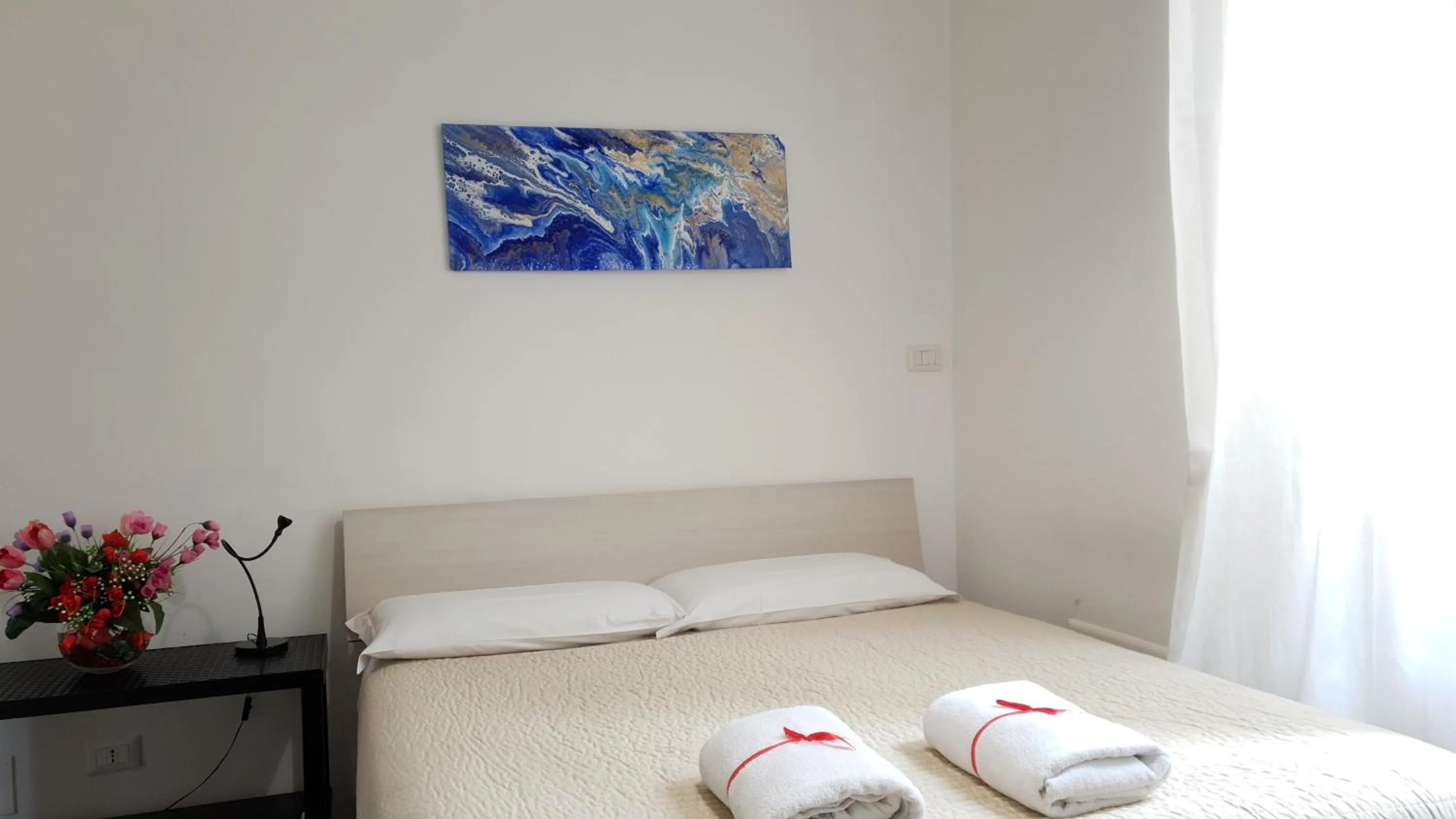 Bedroom, Bed in Rome Aparts