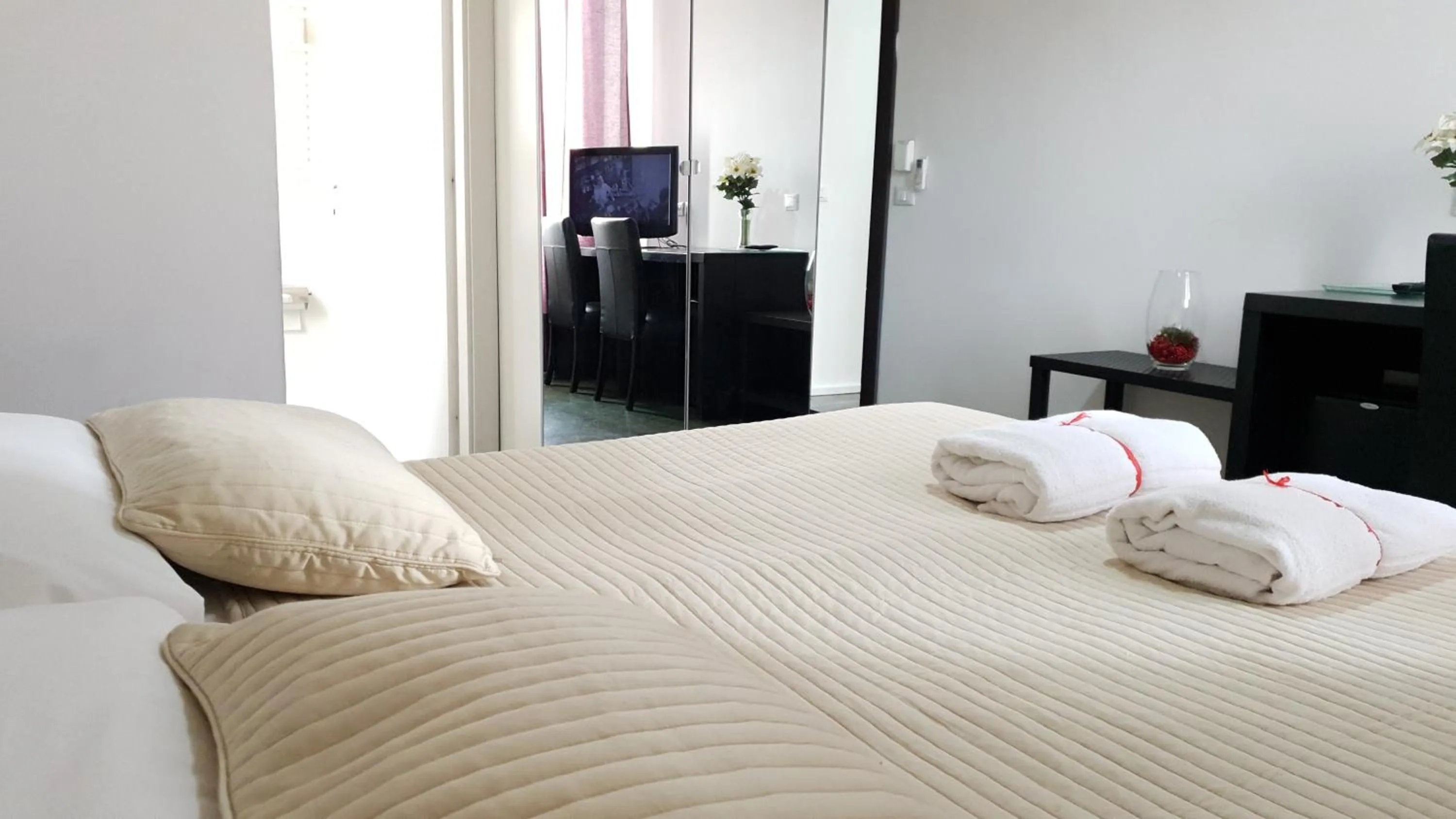 Bedroom, Bed in Rome Aparts